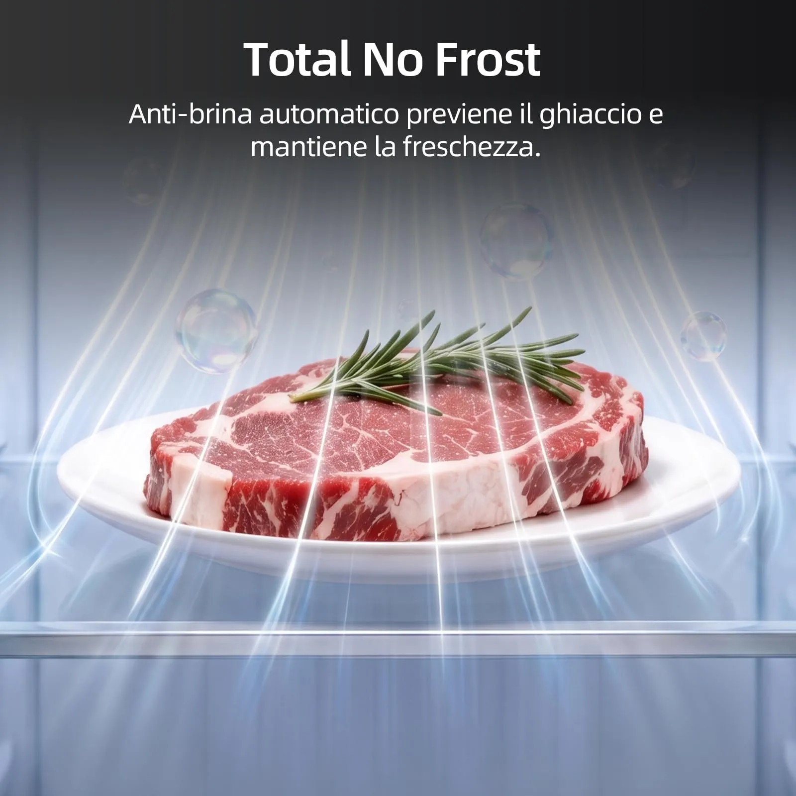 CHiQ Frigorifero Americano CSS530NGDE 525L No Frost con Distributore d'Acqua, Nero - immagine 6