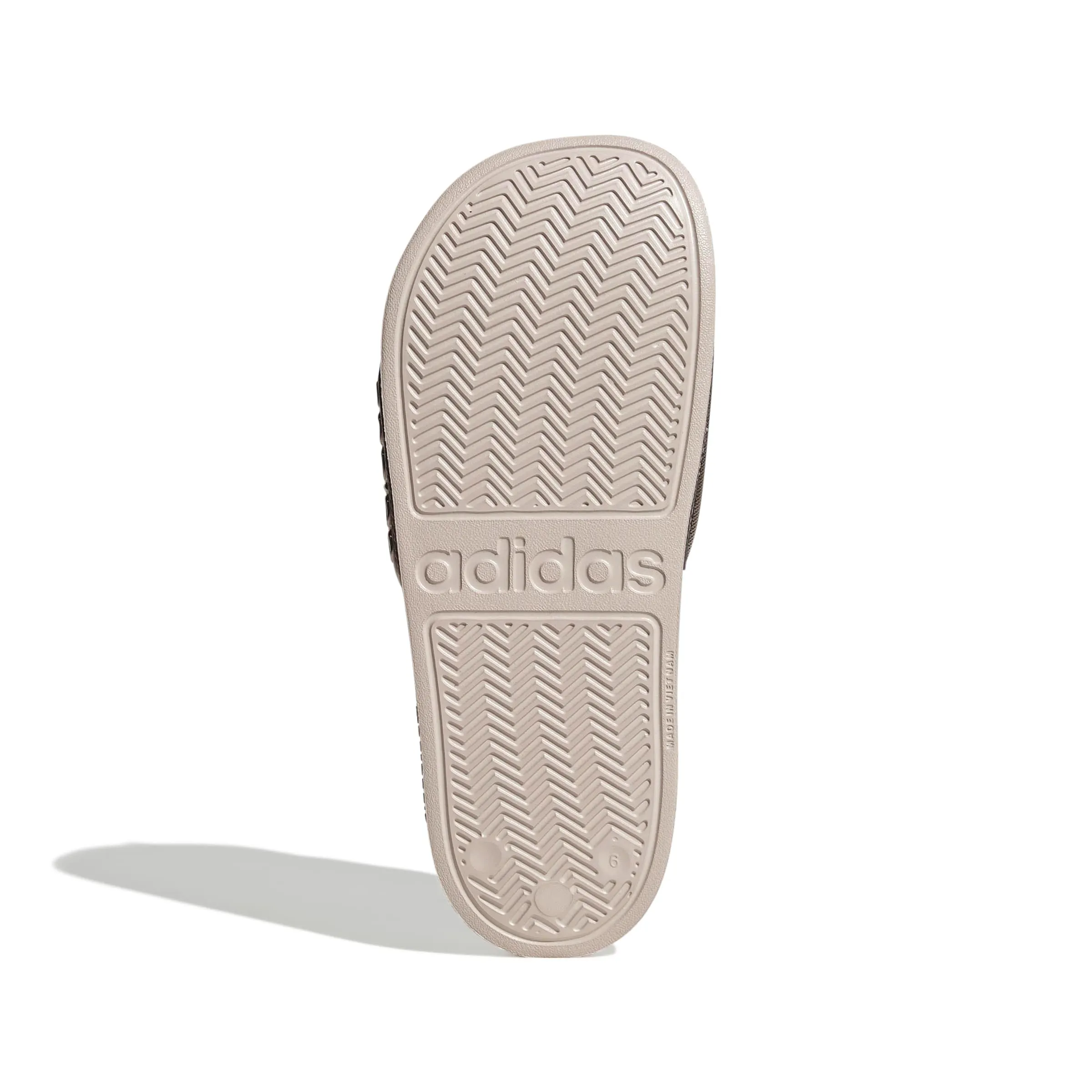 adidas Adilette Shower Slides Sandal, Champagne Met/Putty Mauve, 38 EU - immagine 8