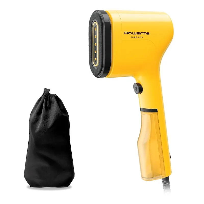 Rowenta Pure Pop Ferro da Stiro Verticale a Vapore, Giallo, DR2026 - immagine 1