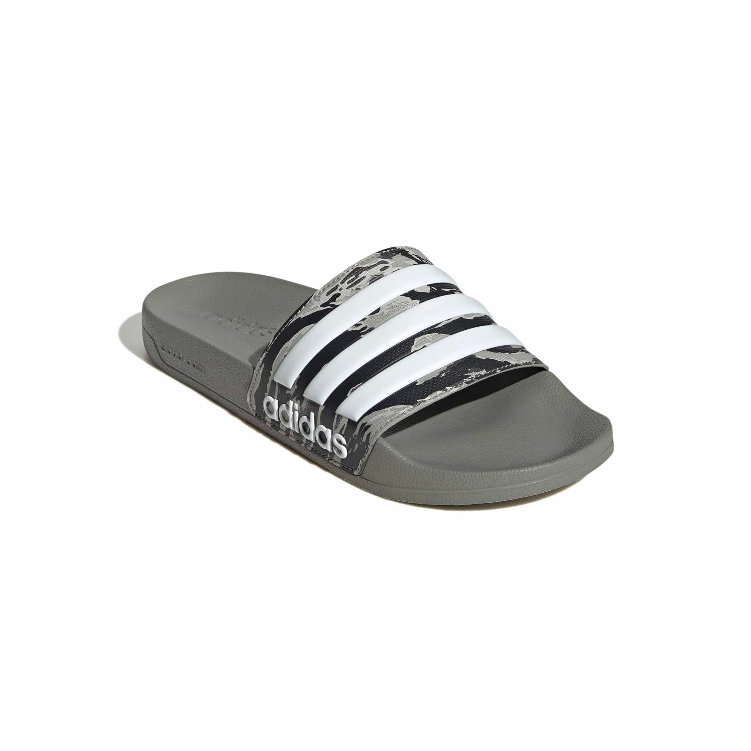 adidas Adilette Shower Slides - Silver Pebble Silver Pebble Ftwr White, 37 EU - immagine 3