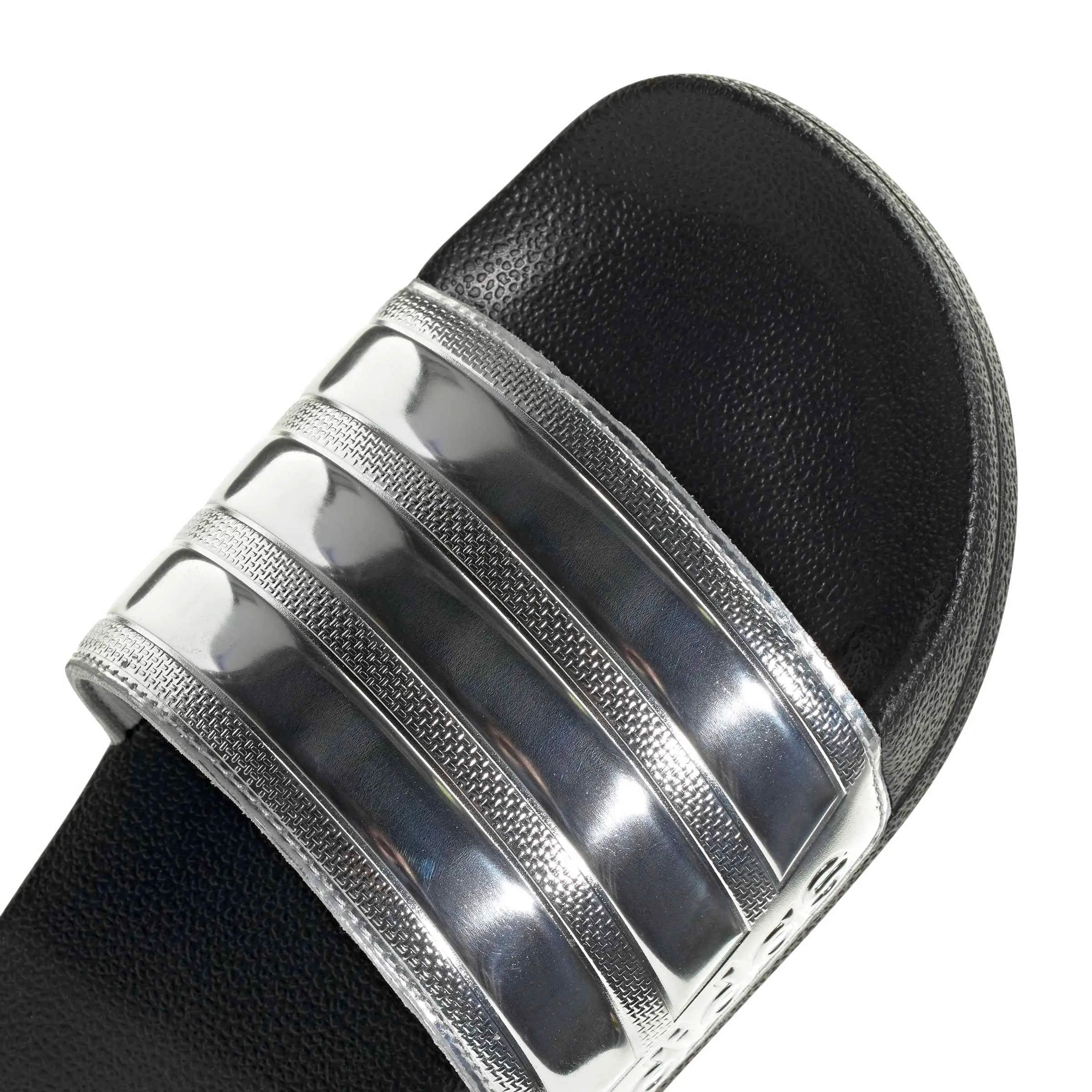 adidas Adilette Shower Slides Sandal, Core Black/Silver Met., 42 EU - immagine 4