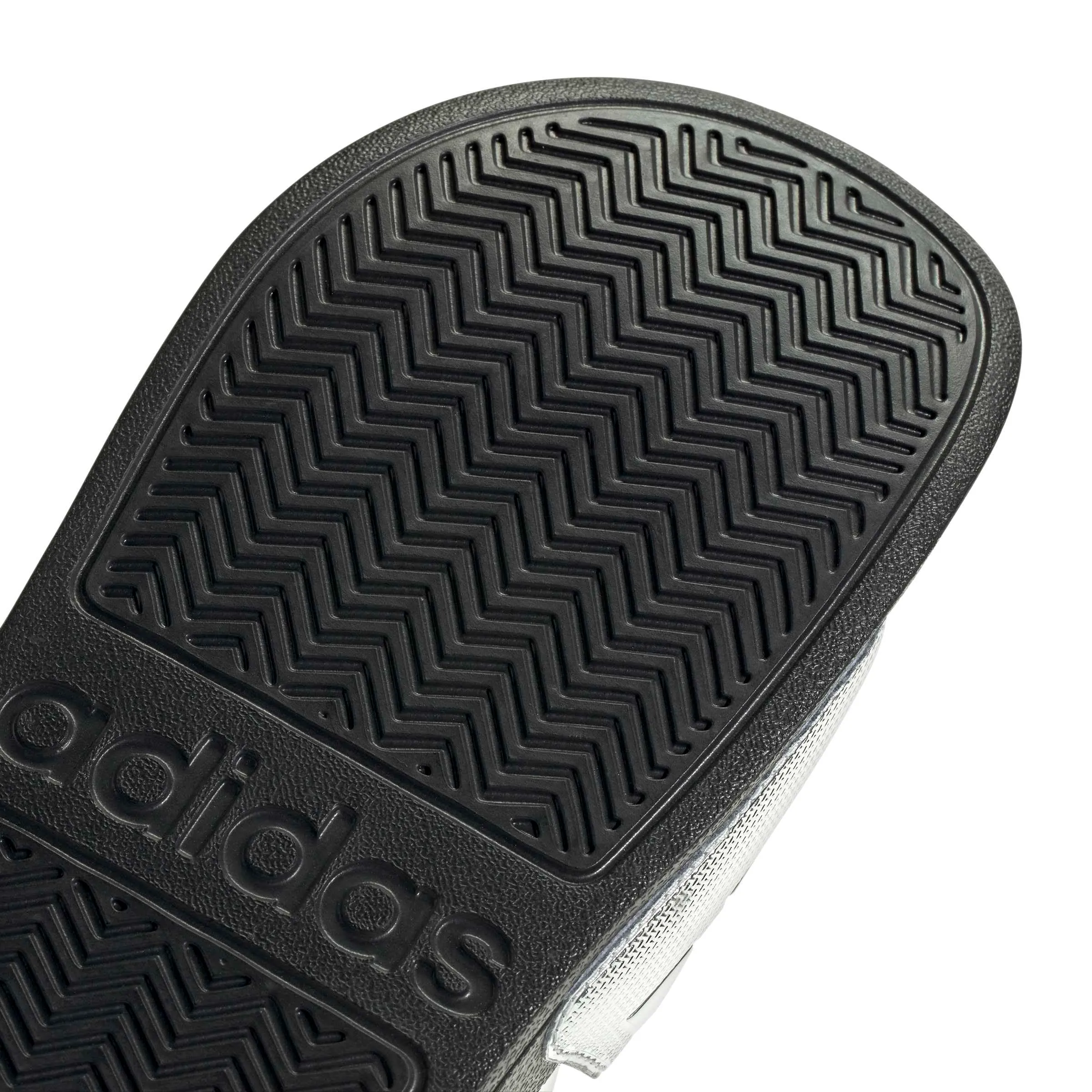 adidas Adilette Shower Slides Sandal, Core Black/Silver Met., 42 EU - immagine 5