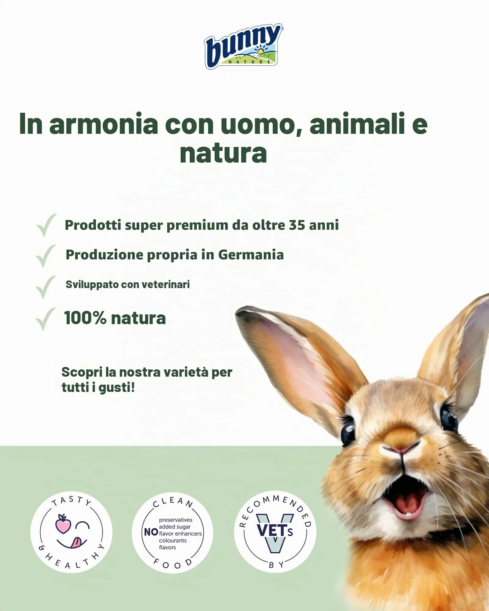 Bunny Nature Mangime Completo per Criceti Nani, Mix di Vitamine e Vermi di Farina, 500 g - immagine 7