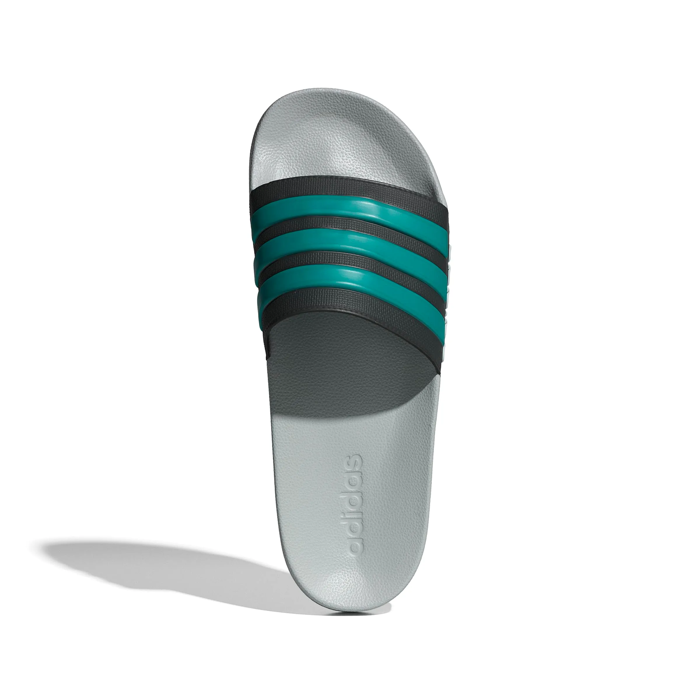adidas Adilette Shower Slides - Core Black Pure Teal Grey Two, 54 2/3 EU - immagine 2