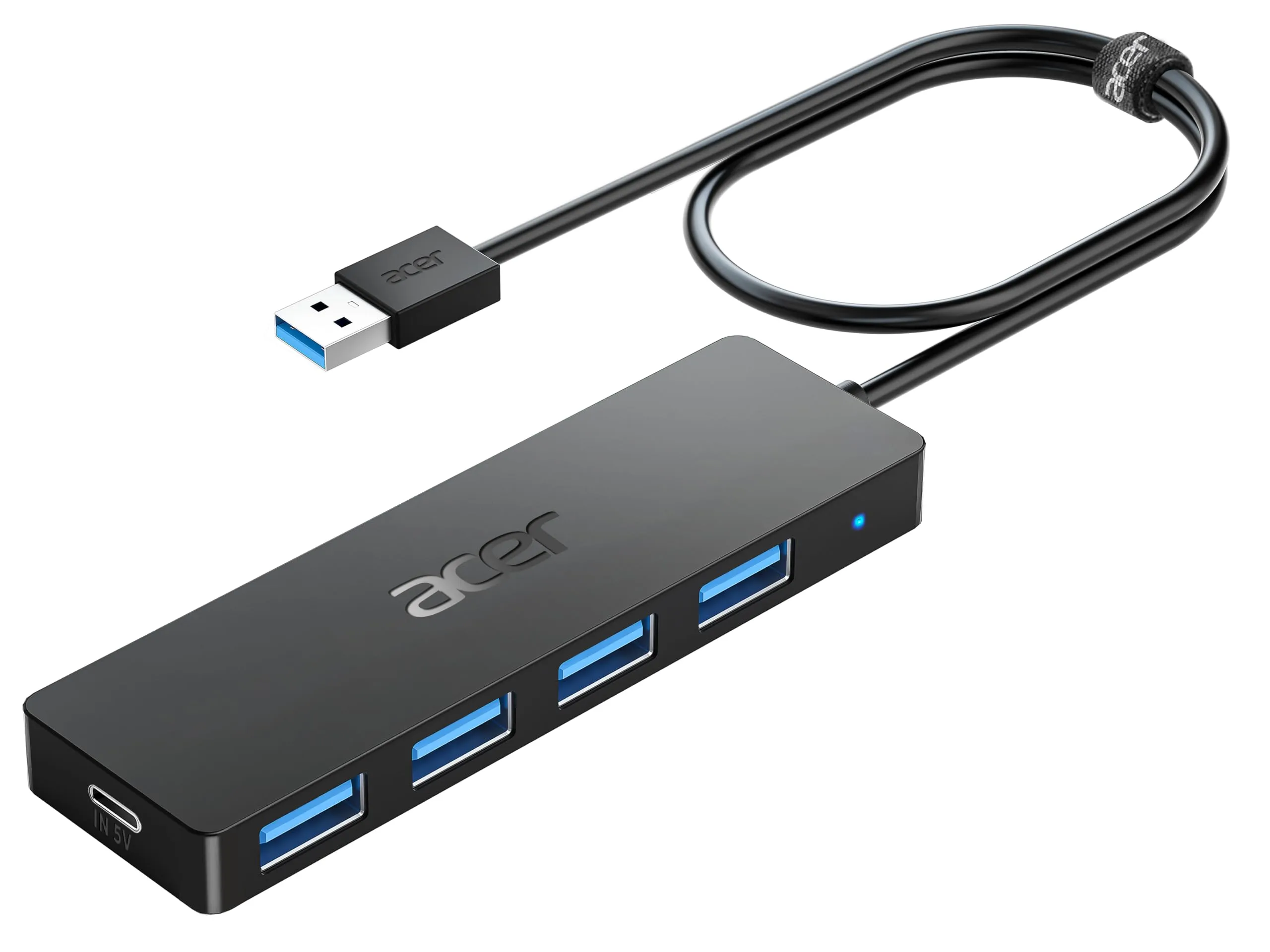 Acer Hub USB 3.0, 4 Porte Dati 5Gbps, 60cm - immagine 1