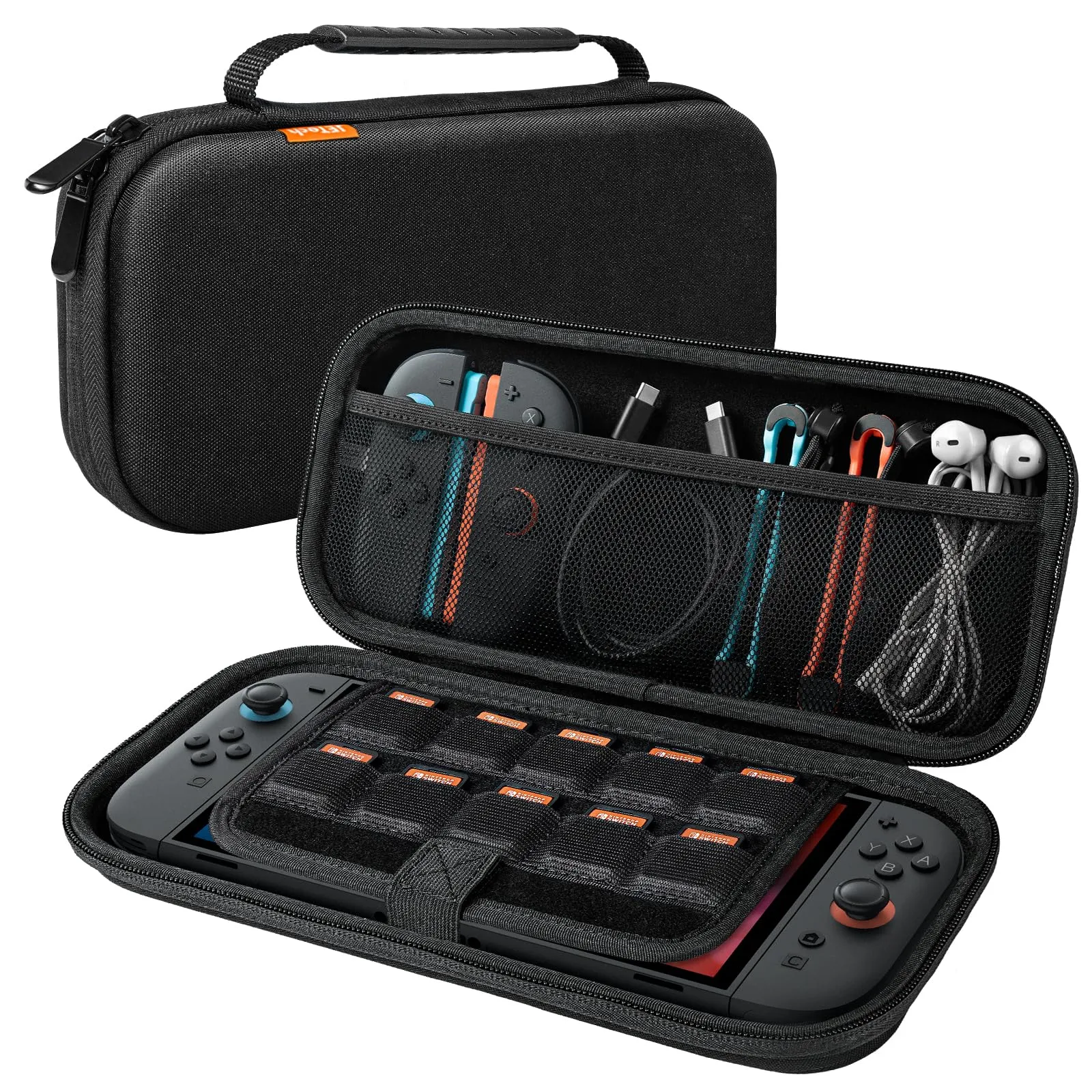 JETech Custodia da Trasporto per Nintendo Switch 2, Nero - immagine 1