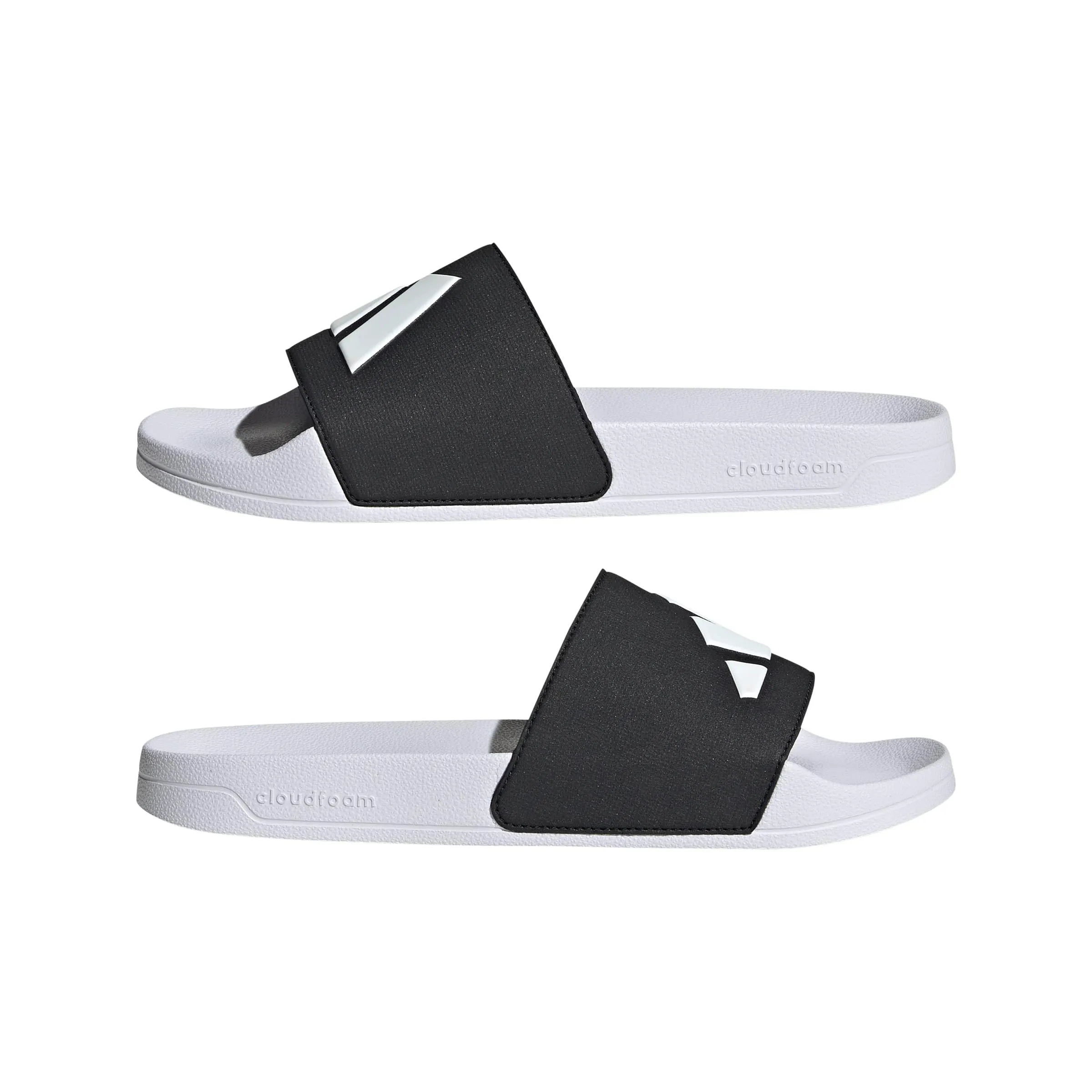 adidas Adilette Shower Slides - Core Black Ftwr White Core Black 01, 54 2/3 EU - immagine 6