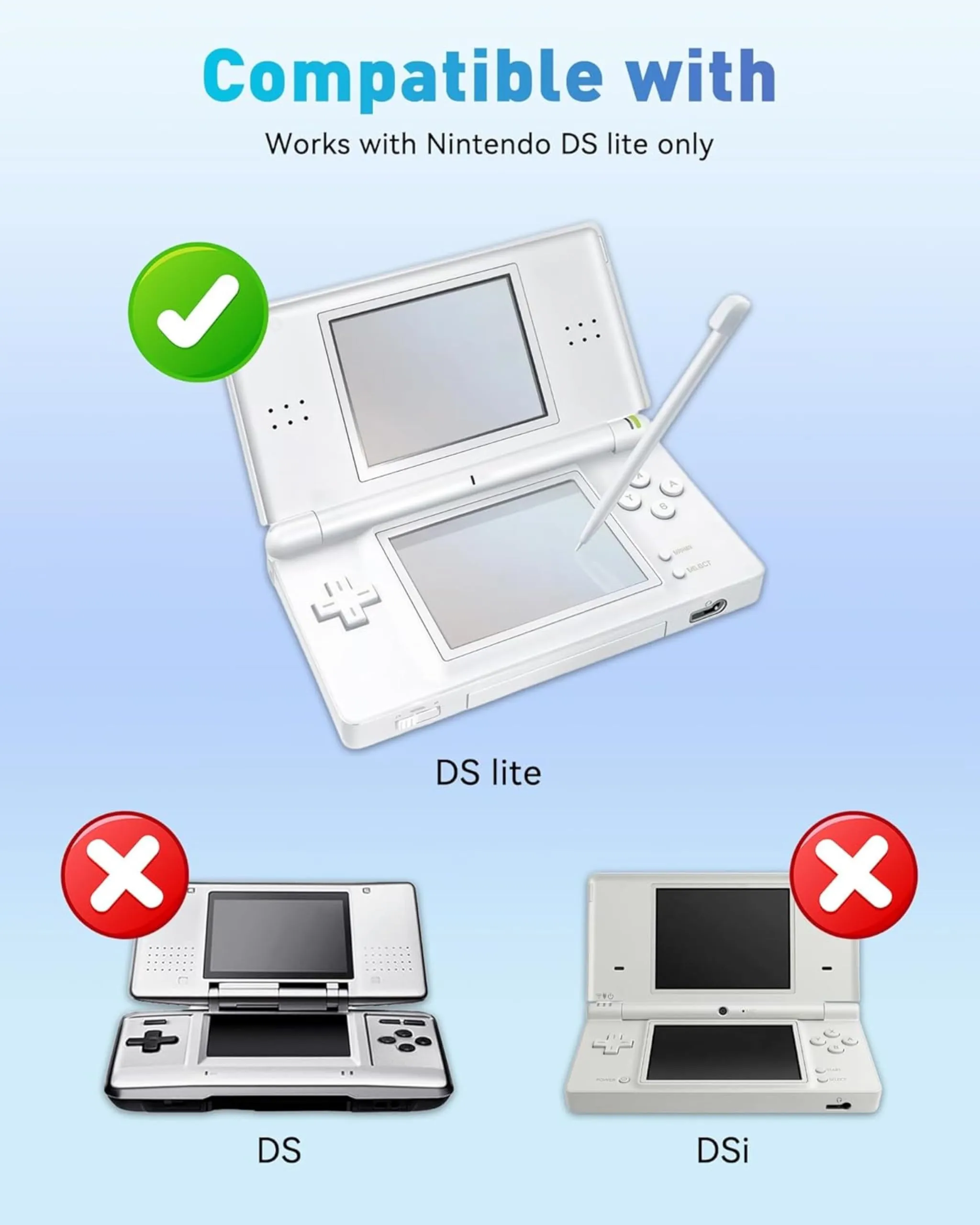 FLLAGG20 Caricabatterie per Nintendo DS Lite, Grigio - immagine 2