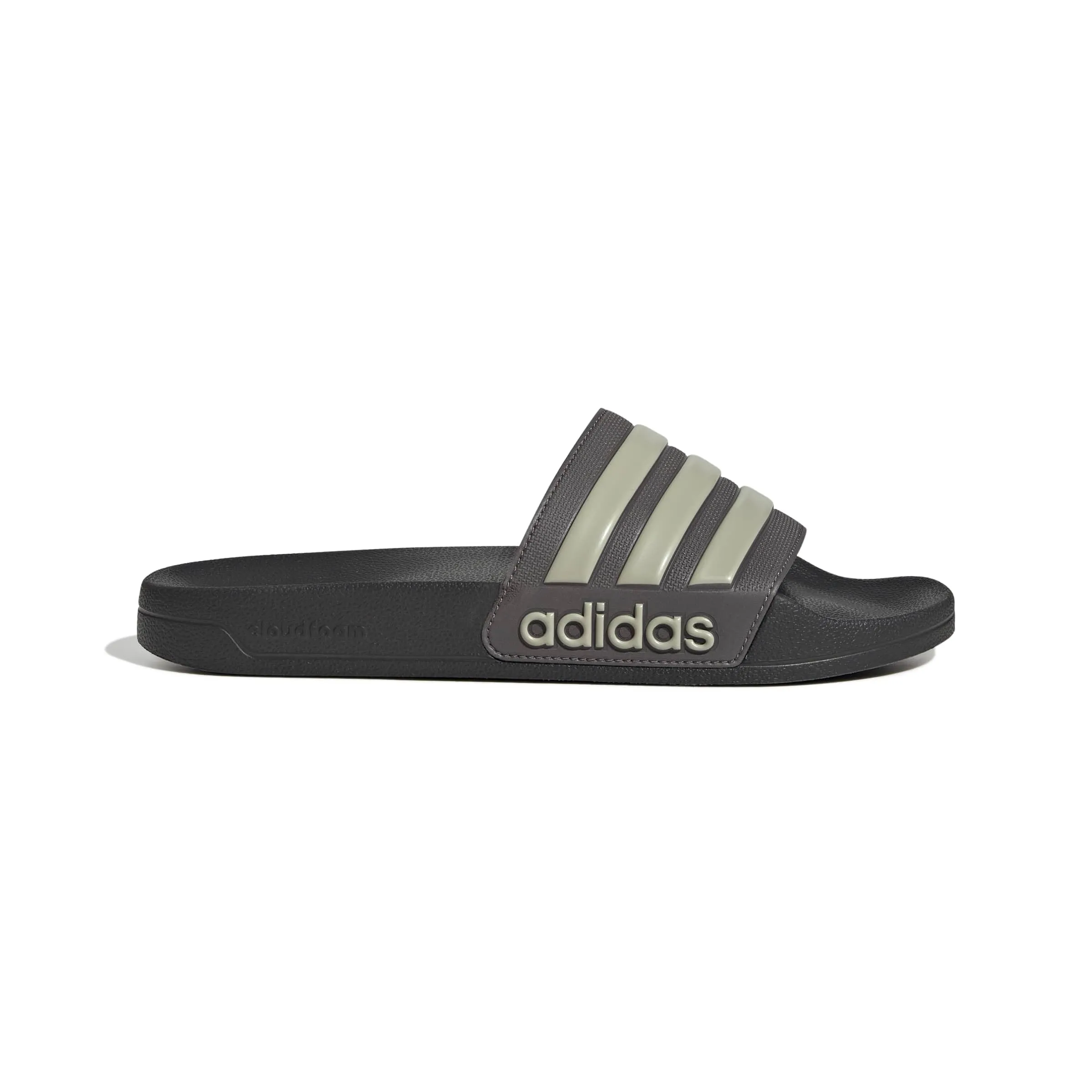 adidas Adilette Shower Slides, Charcoal Putty Grey Carbon, 37 EU - immagine 2