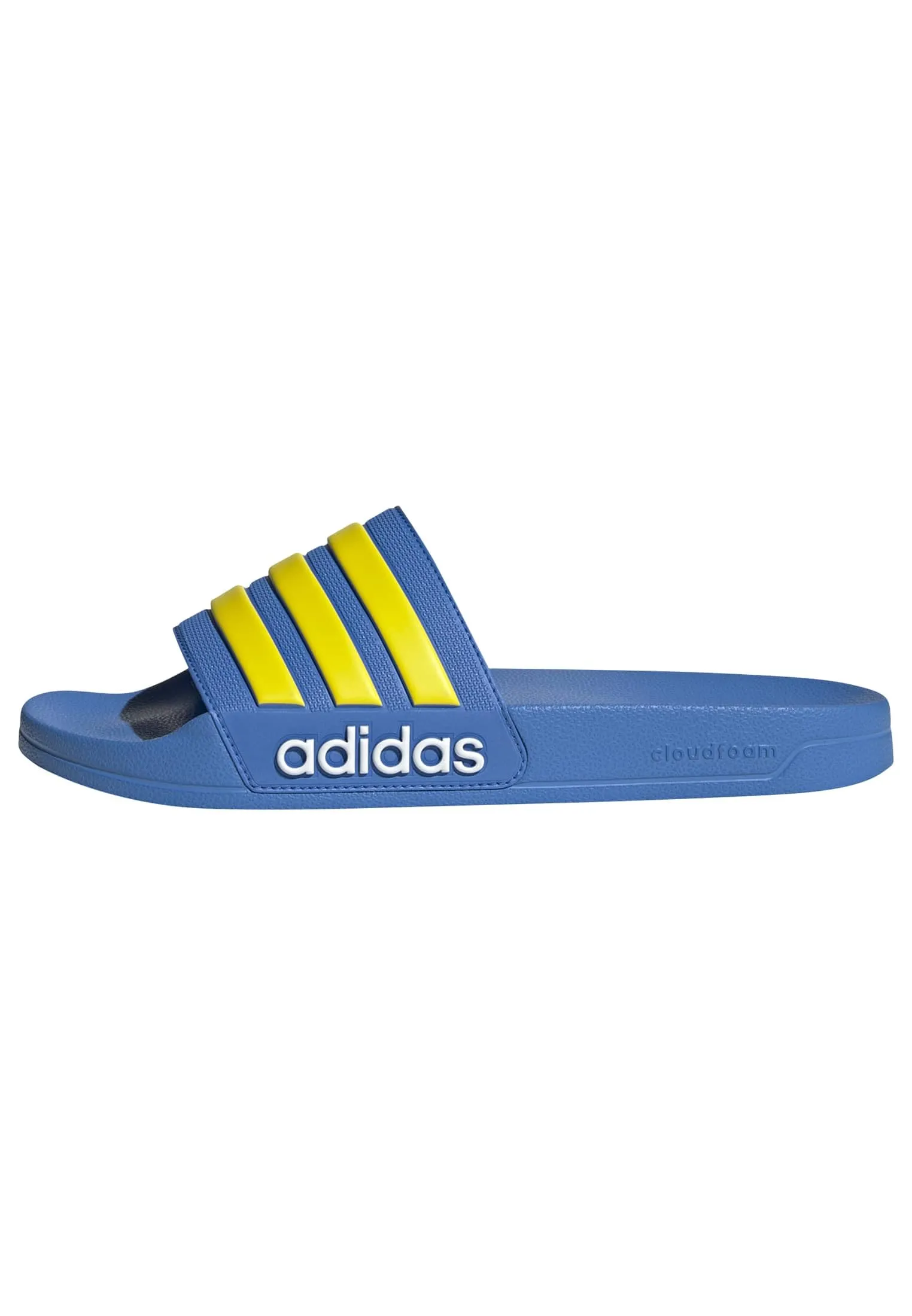 adidas Adilette Shower Slides, Ray Blue/Yellow/Ftwr White, 48.5 EU - immagine 1