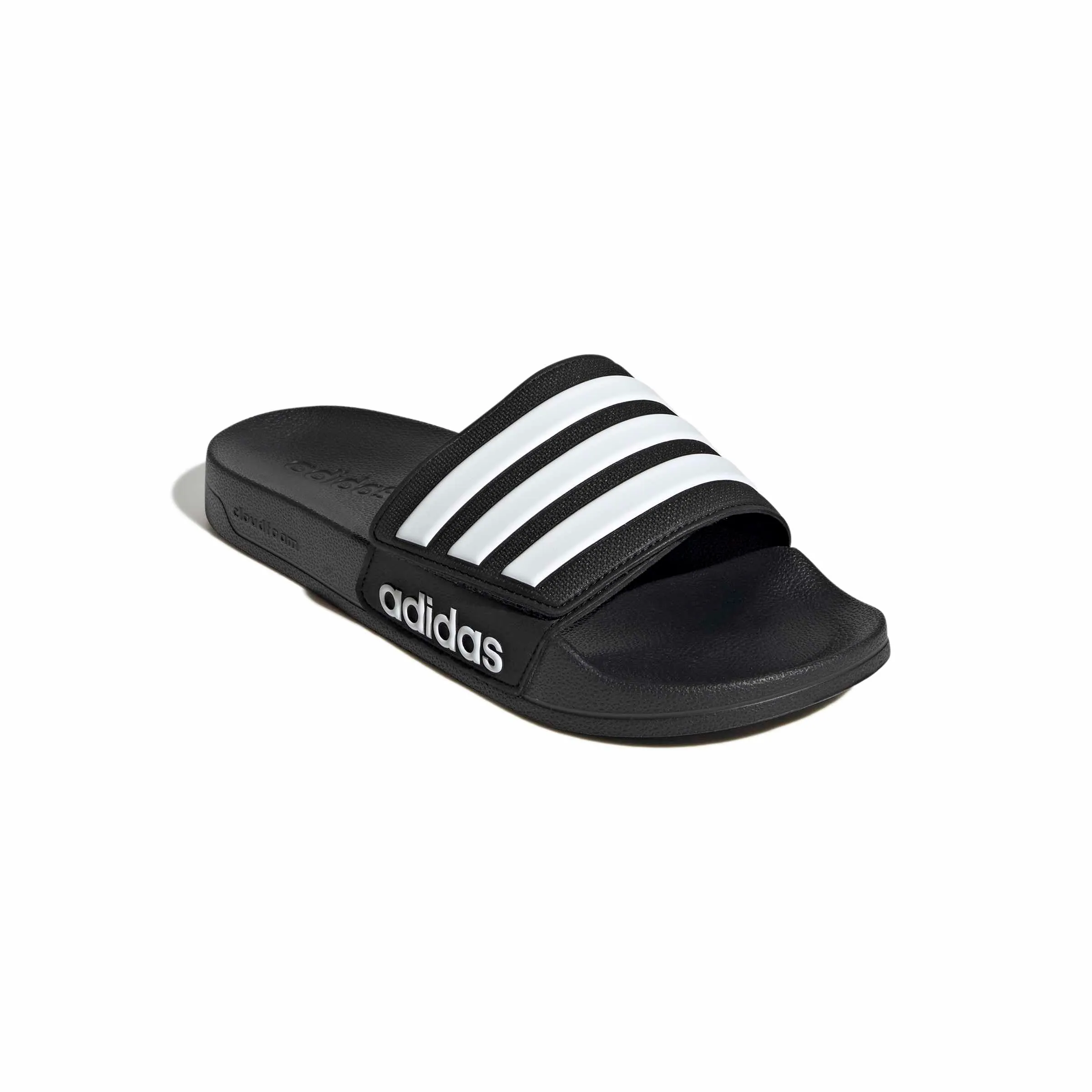 adidas Adilette Shower Slides Sandal, Core Black/Ftwr White/Core Black, 44.5 EU - immagine 3