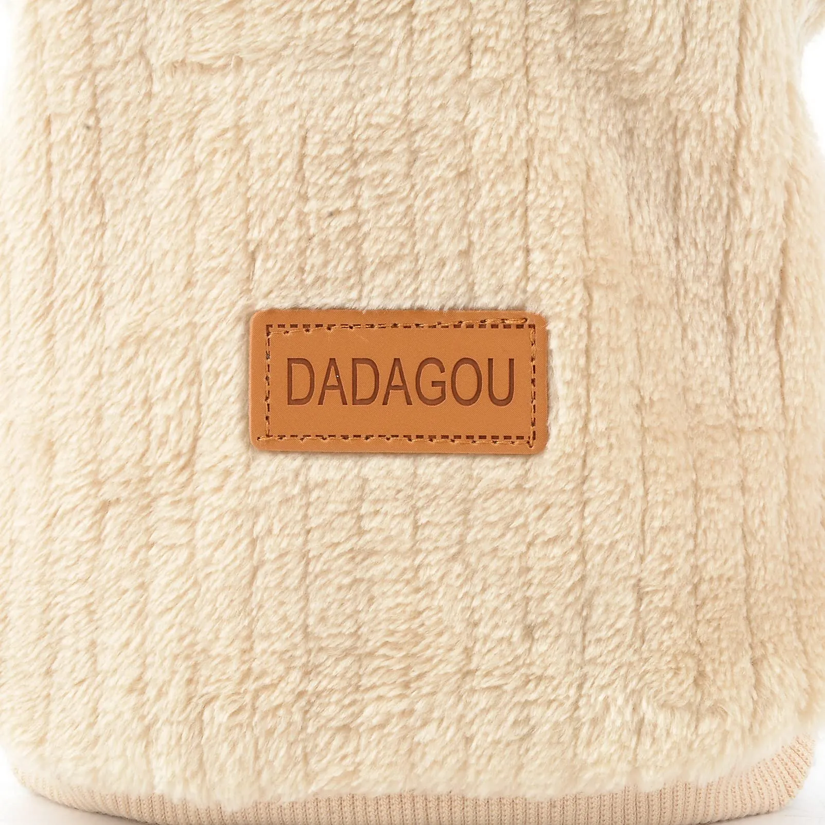 SMALLLEE_LUCKY_STORE Pet Ribbed Fleece Sweater Pullover for Small Dogs and Cats - immagine 3