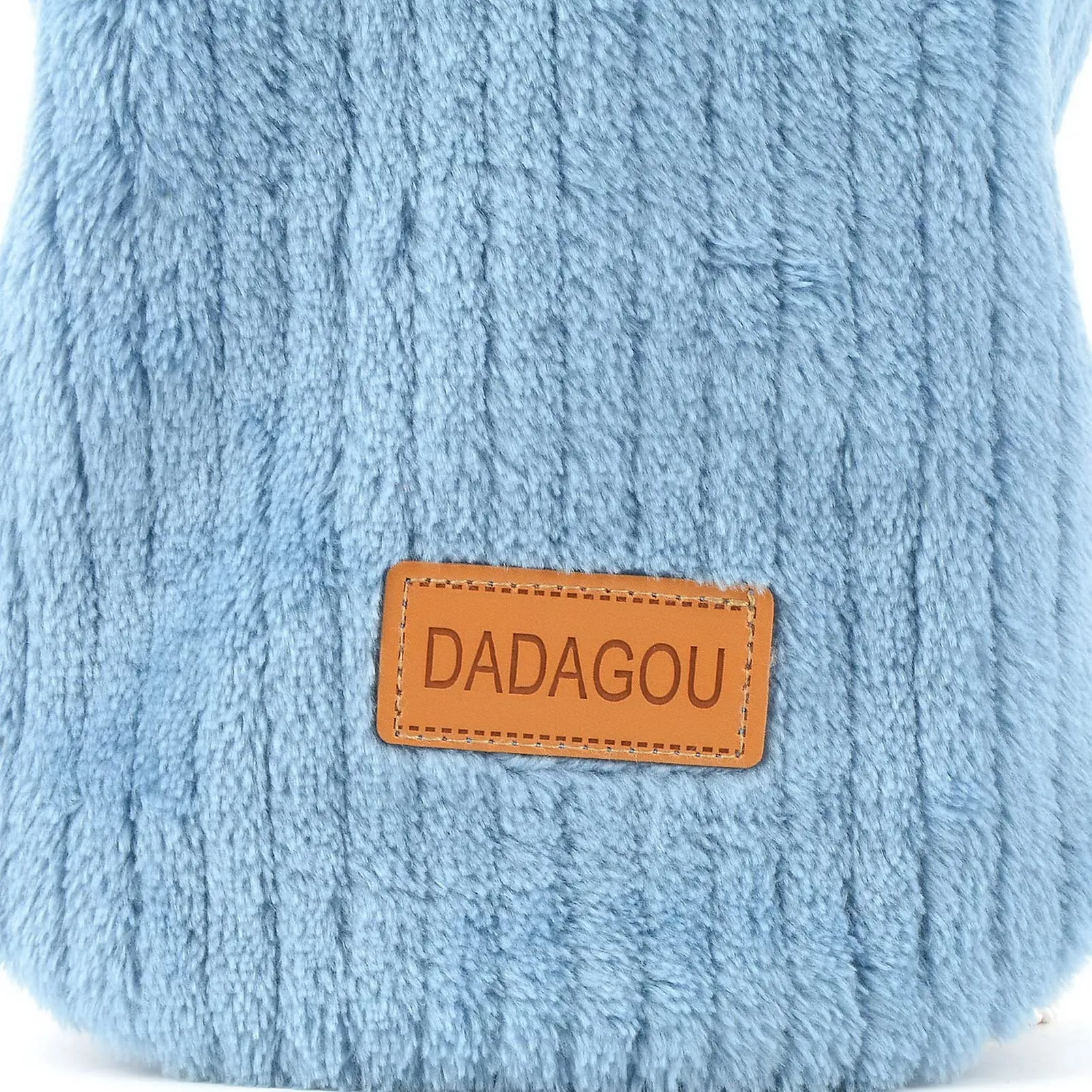 SMALLLEE_LUCKY_STORE Pet Ribbed Fleece Sweater Pullover for Small Dogs and Cats - immagine 3