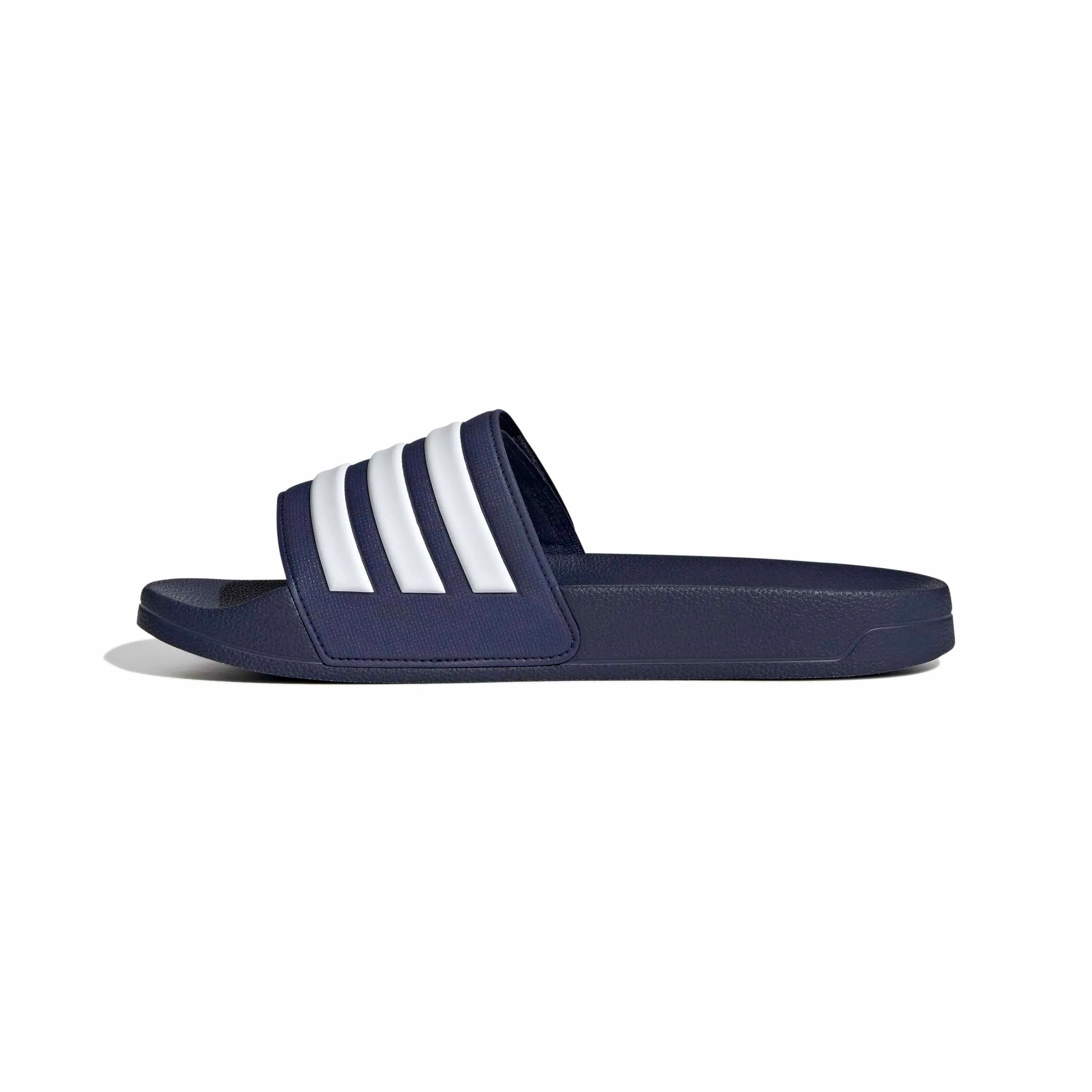 adidas Adilette Shower Slides Sandal - Dark Blue/Ftwr White/Dark Blue, 44.5 EU - immagine 1