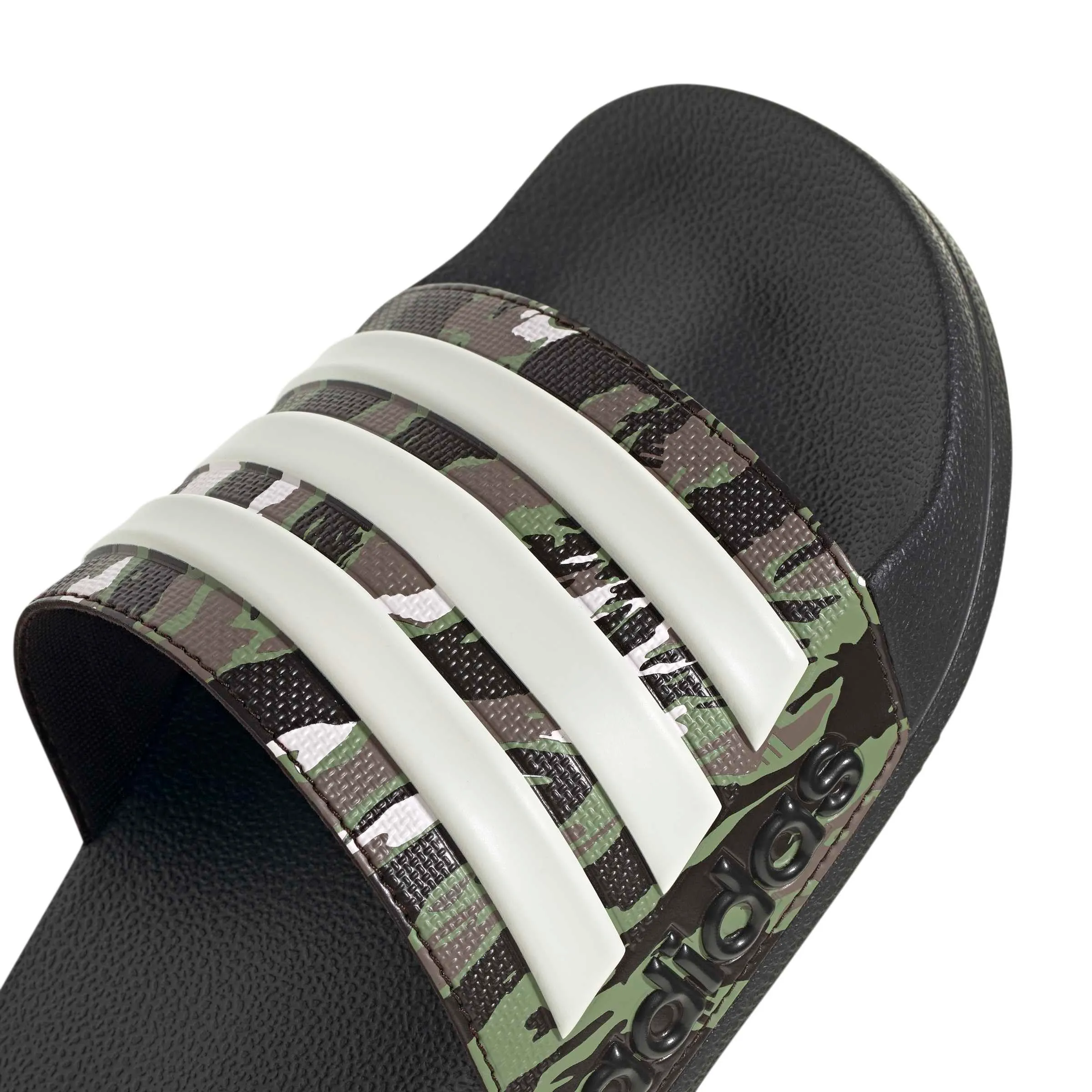adidas Adilette Shower Slides - Core Black/Alumina/Tent Green, 53 EU - immagine 6