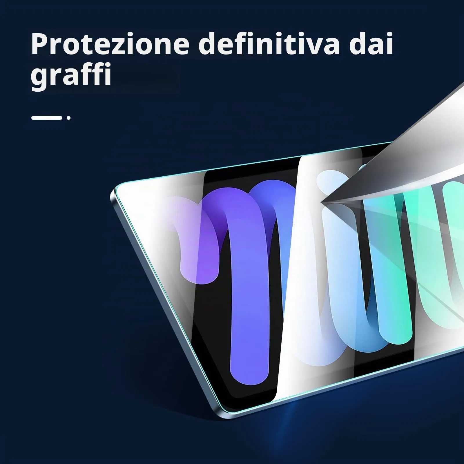 NEW'C Pellicola in Vetro Temperato per iPad mini 7 (A17 Pro) e iPad mini 6, 8,3 Pollici - immagine 6