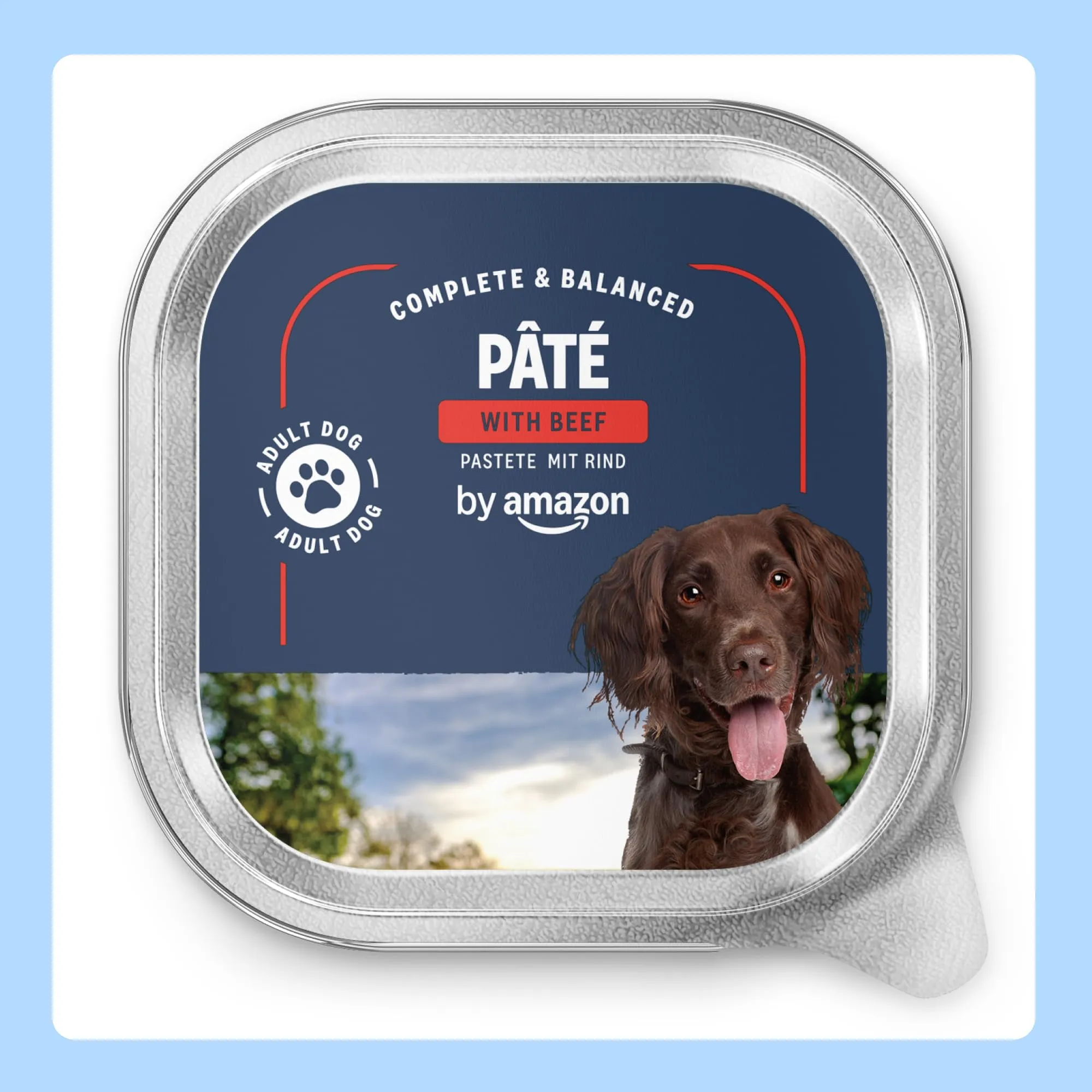 by Amazon Cibo Umido per Cani Paté di Manzo, 300g, Confezione da 10 - immagine 2