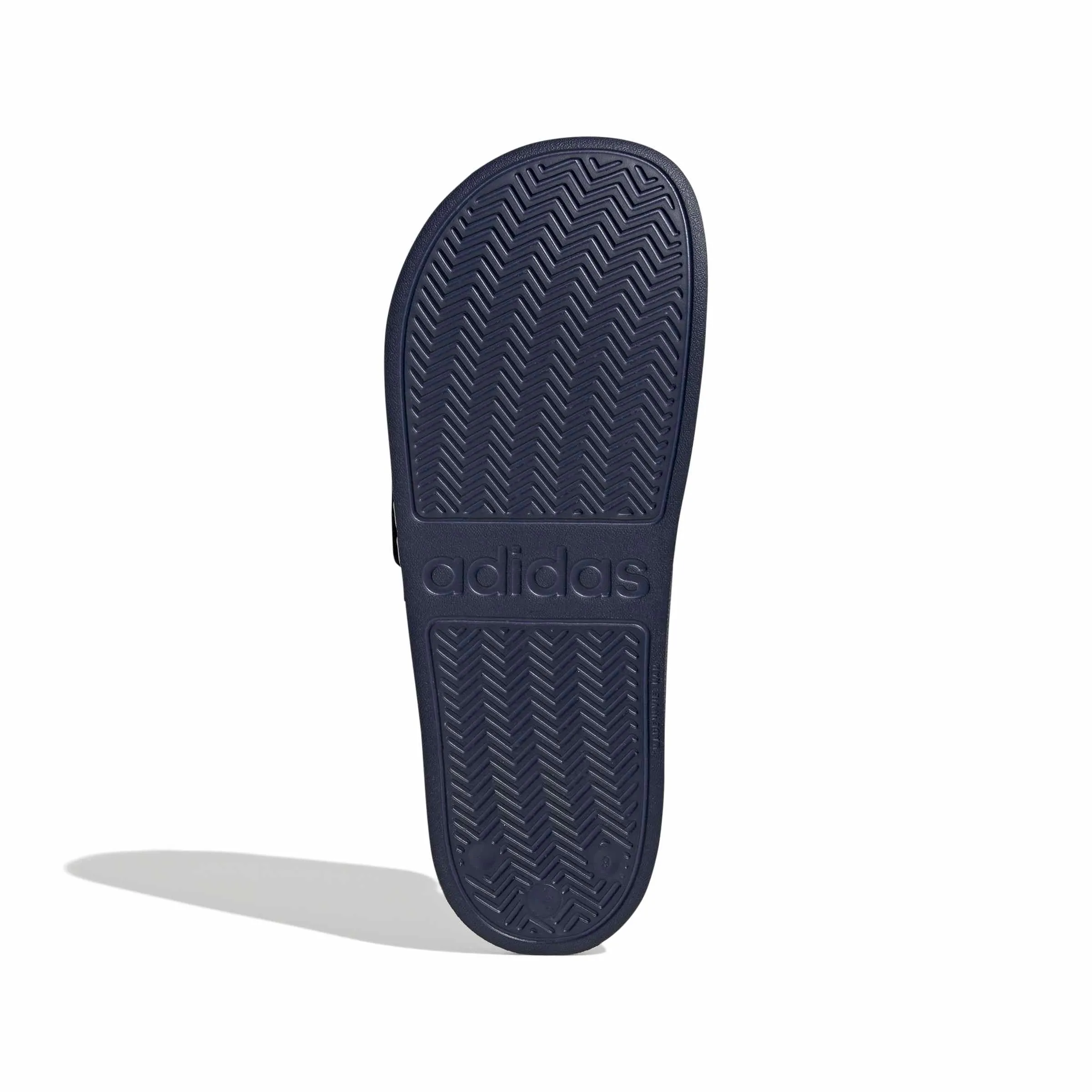 adidas Adilette Shower Slides Sandal, Dark Blue/Ftwr White/Dark Blue, 43 EU - immagine 8