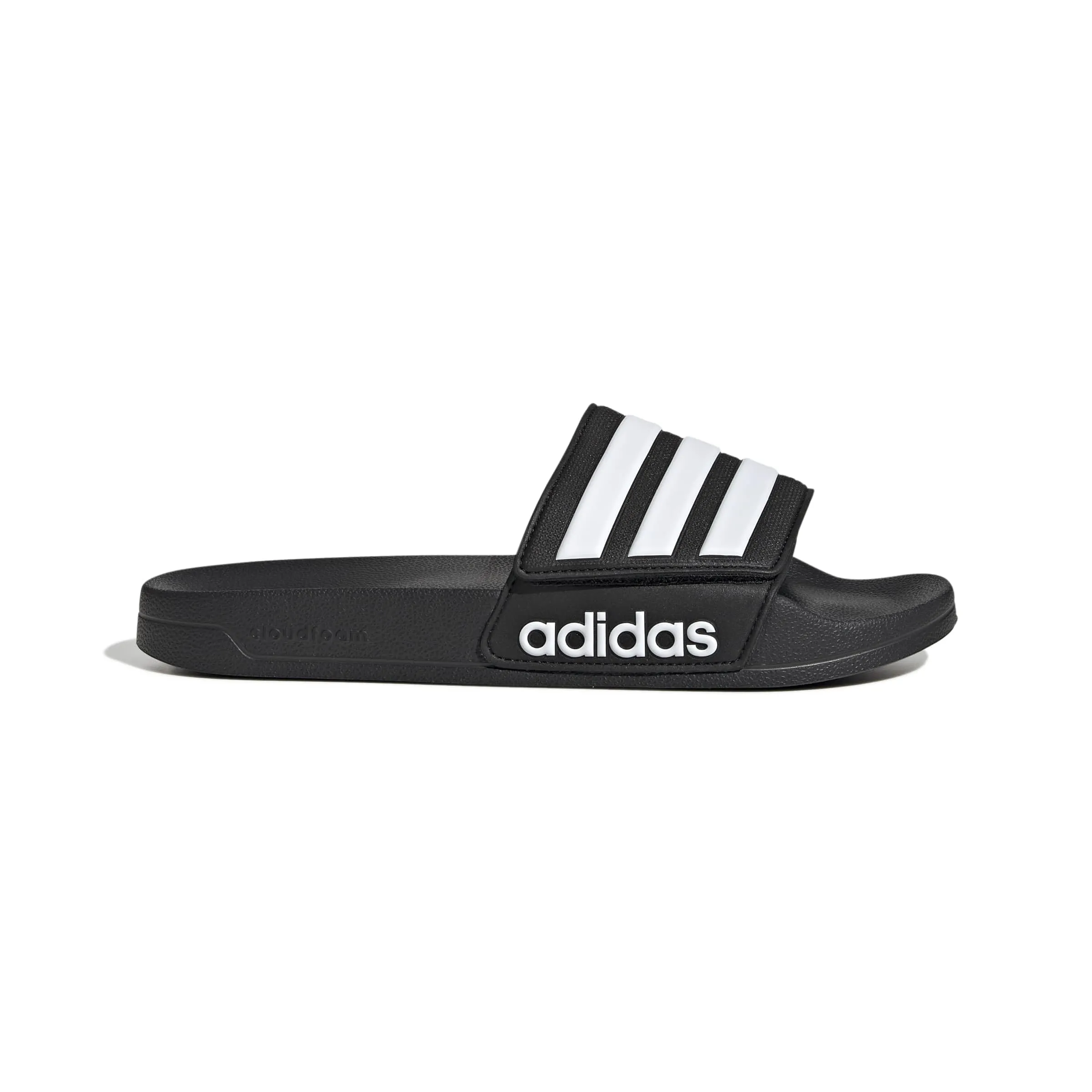 adidas Adilette Shower Slides Sandal, Core Black/Ftwr White, 43 EU - immagine 2