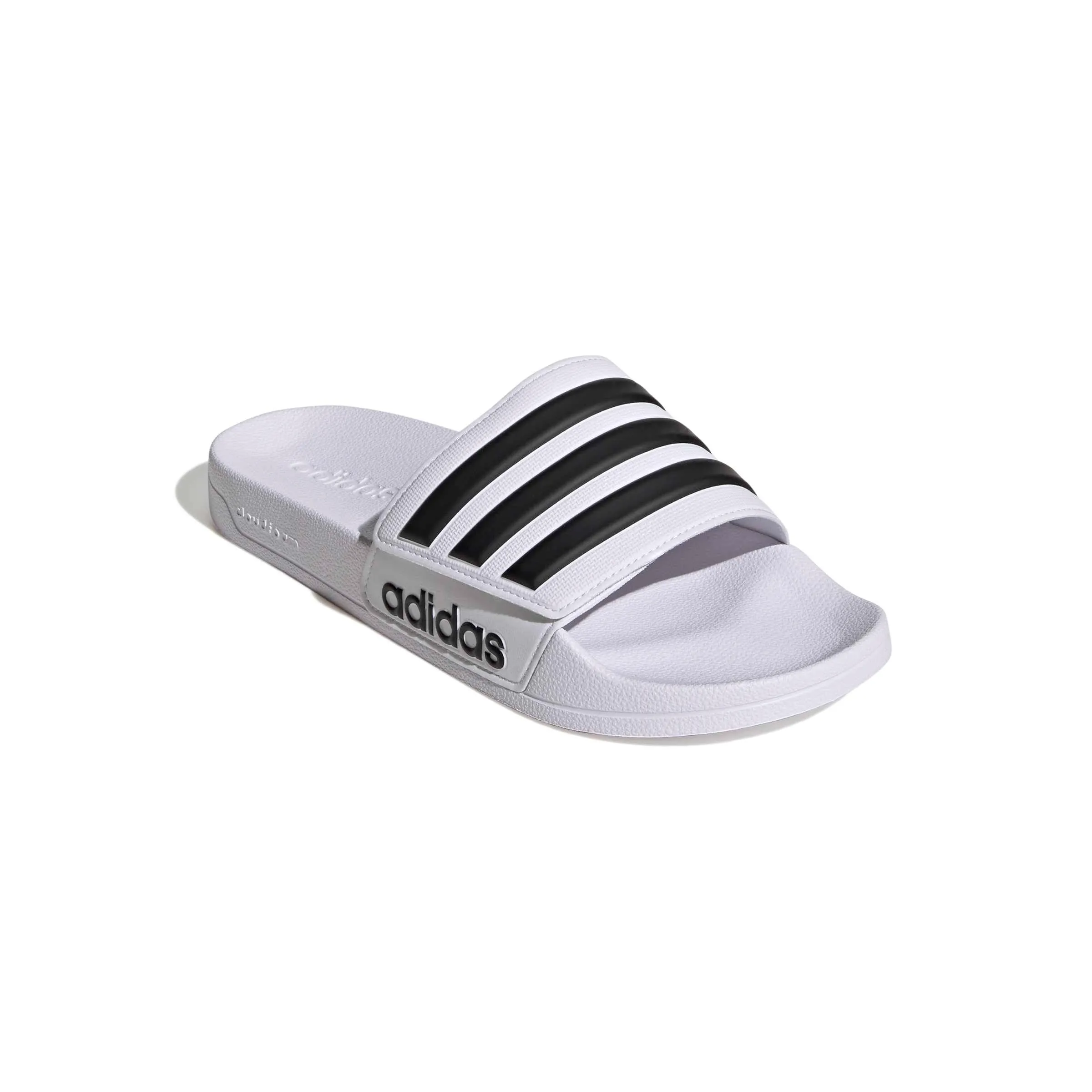 adidas Adilette Shower Slides Sandal, Ftwr White/Core Black/Ftwr White, 42 EU - immagine 3