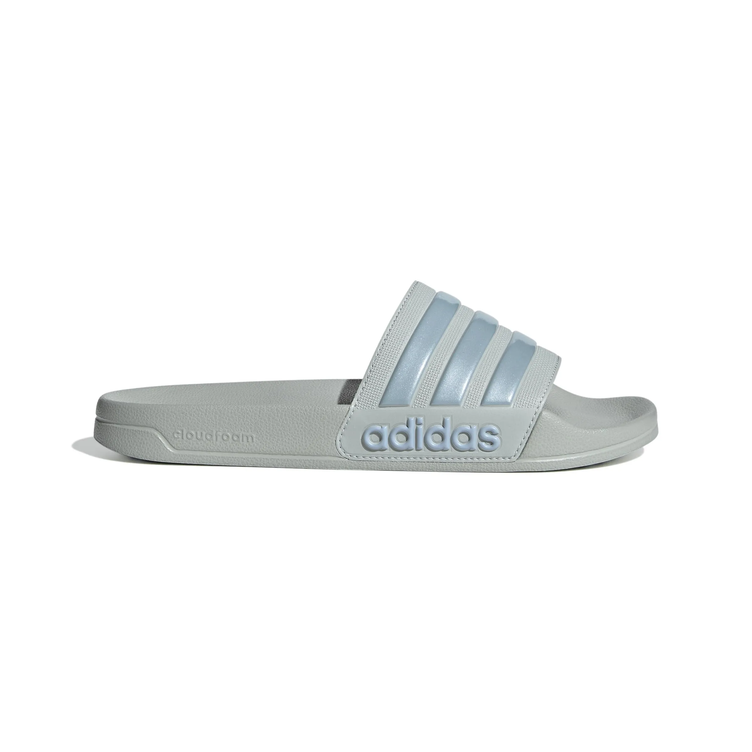adidas Adilette Shower Slides, Wonder Silver Magic Grey Met Wonder Blue, 37 EU - immagine 1