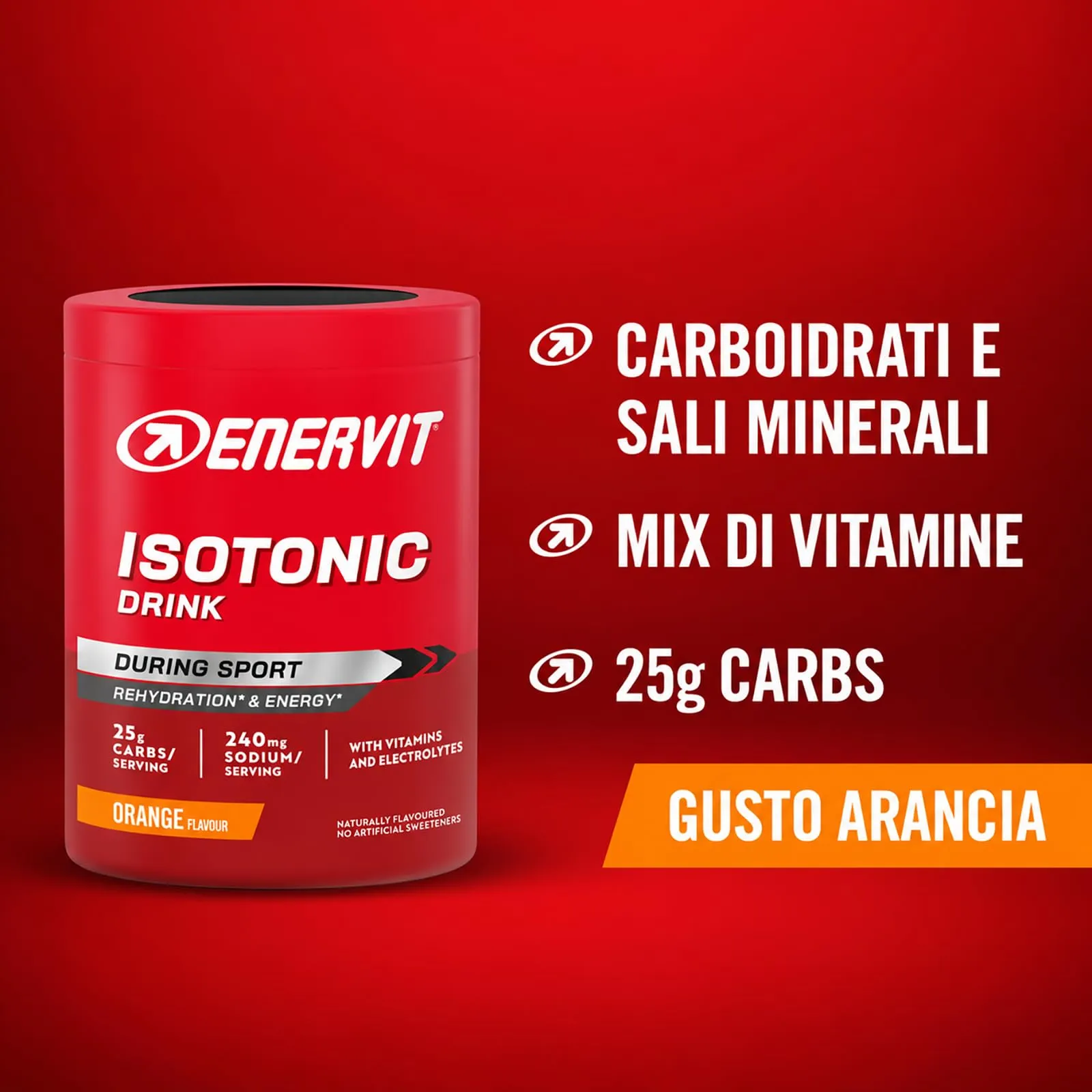 Enervit Isotonic Drink Arancia, 420g - immagine 2
