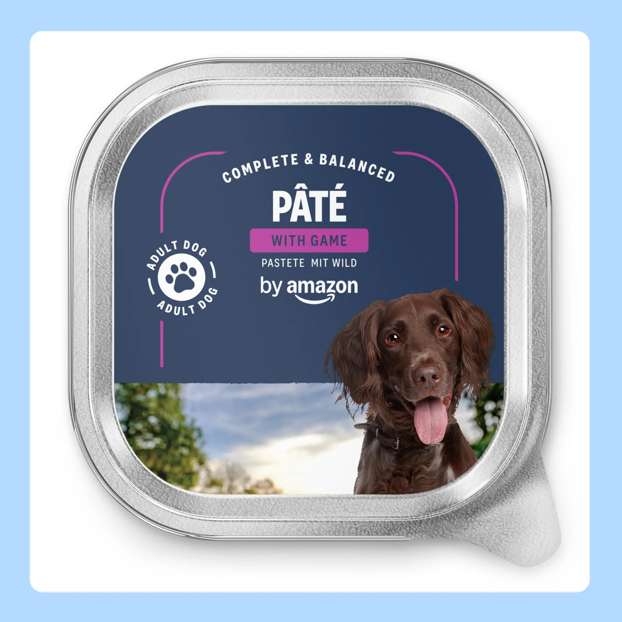 by Amazon Cibo Umido per Cani Paté di Selvaggina, 300g, Confezione da 10 - immagine 2