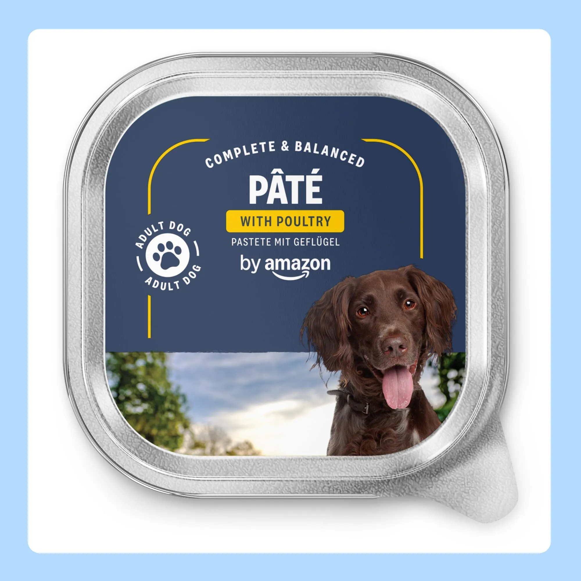 by Amazon Cibo Umido per Cani, Paté di Pollame, 300g, Confezione da 10 - immagine 2