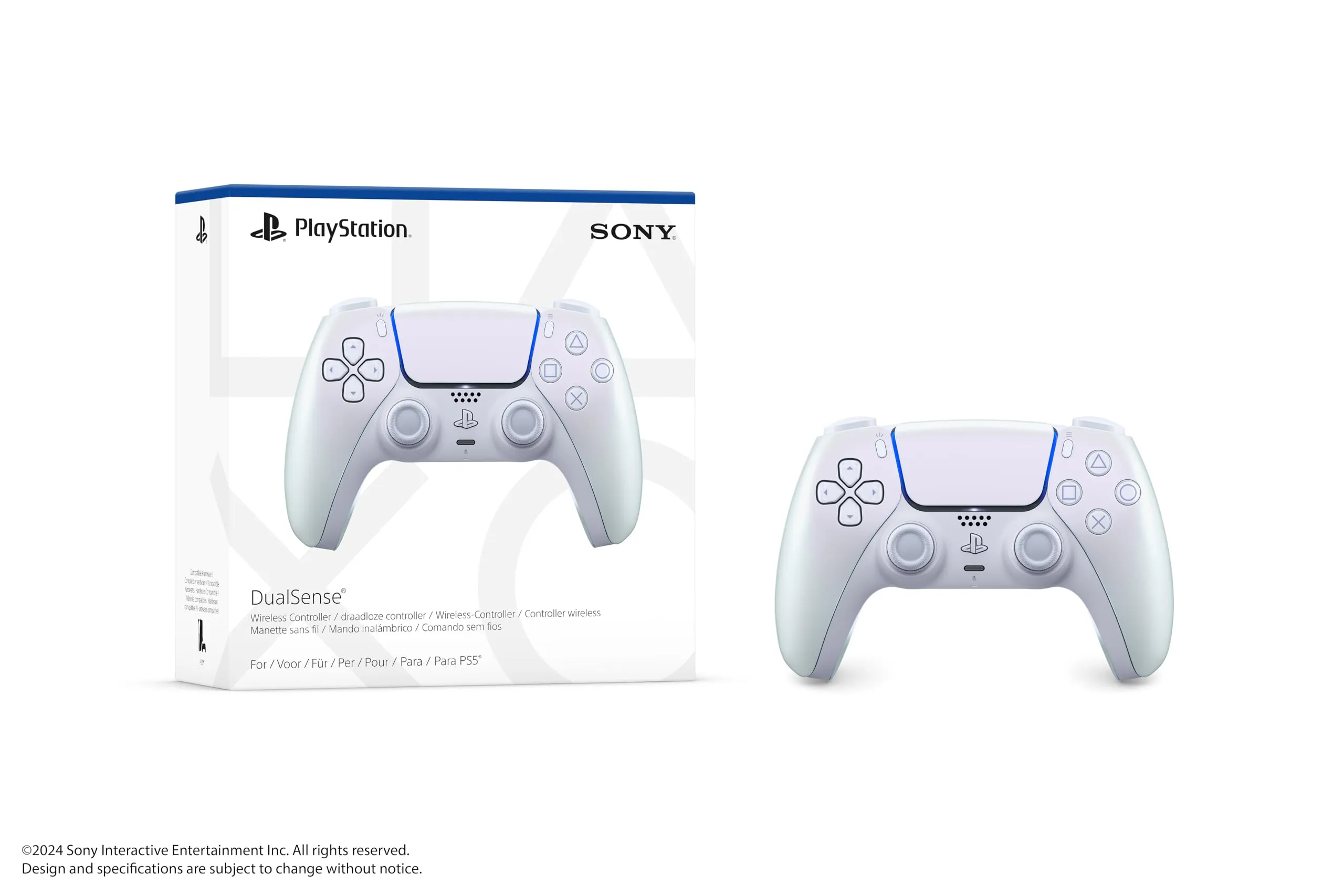 Playstation DualSense Wireless Controller - Chroma Pearl - immagine 6