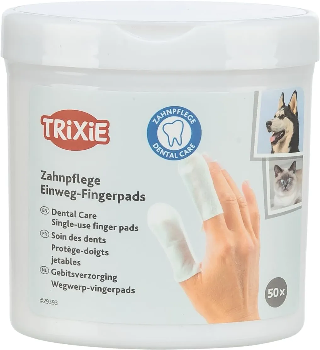 Trixie Salviette Monouso Pulizia Denti, 50 pz. - immagine 1