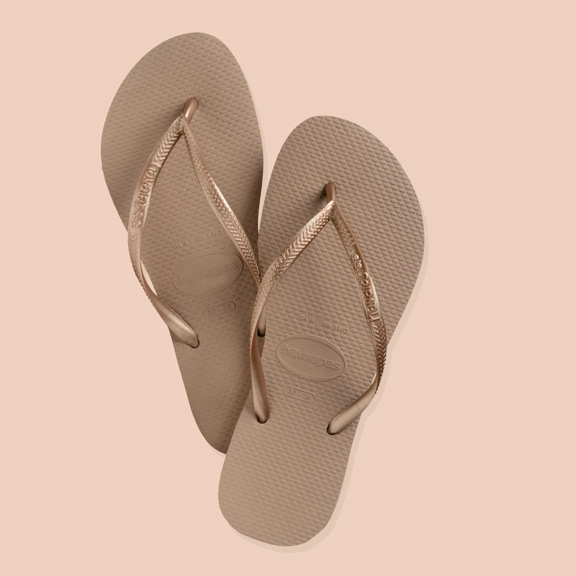 Havaianas Slim Donna Infradito Oro Rosa 35/36 EU - immagine 3