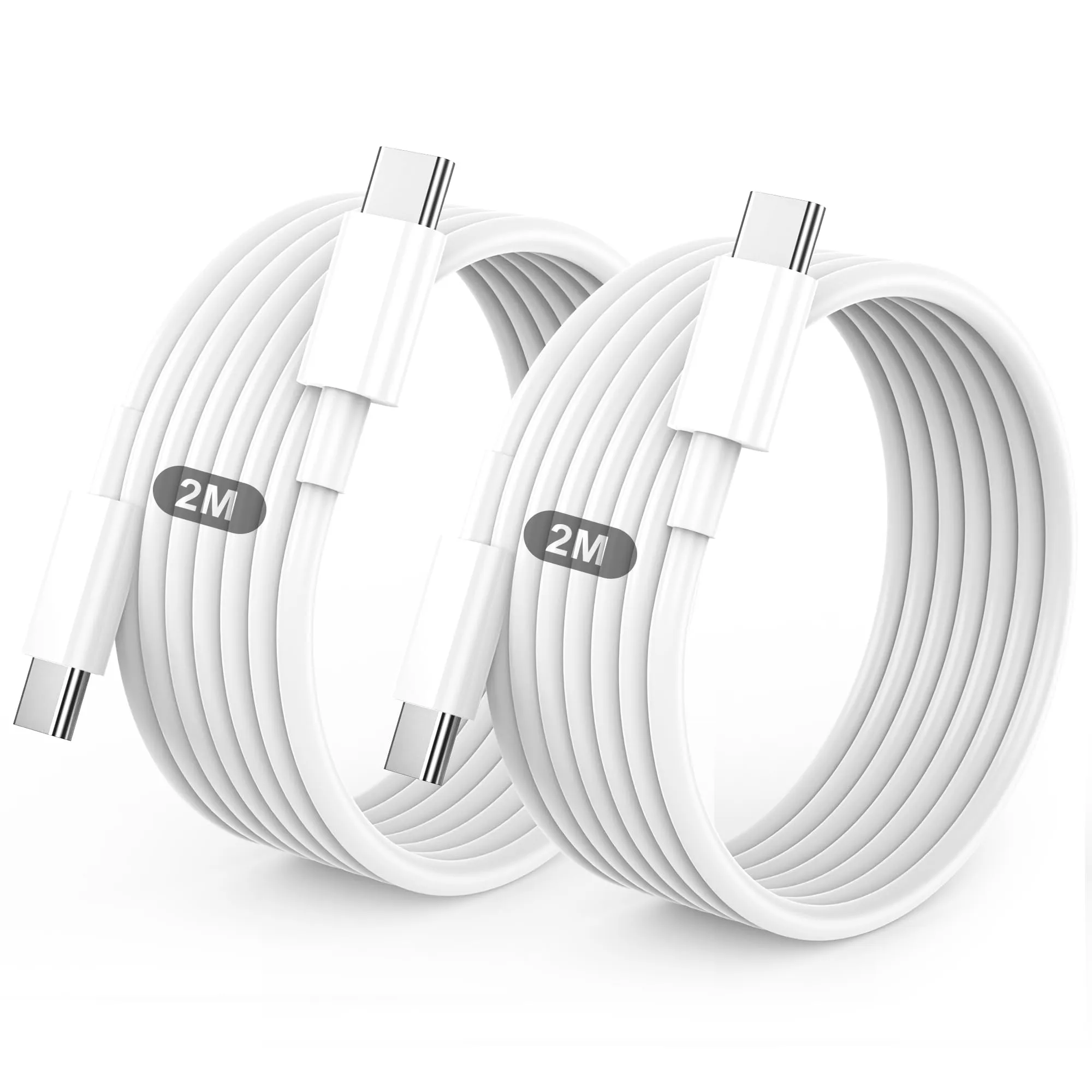 BSTOEM Cavo USB-C to USB-C 60W, 2 Metri (2 Pezzi) per iPhone 17/16/15, Samsung Galaxy S25/S24/S23/S22, iPad, MacBook - immagine 1
