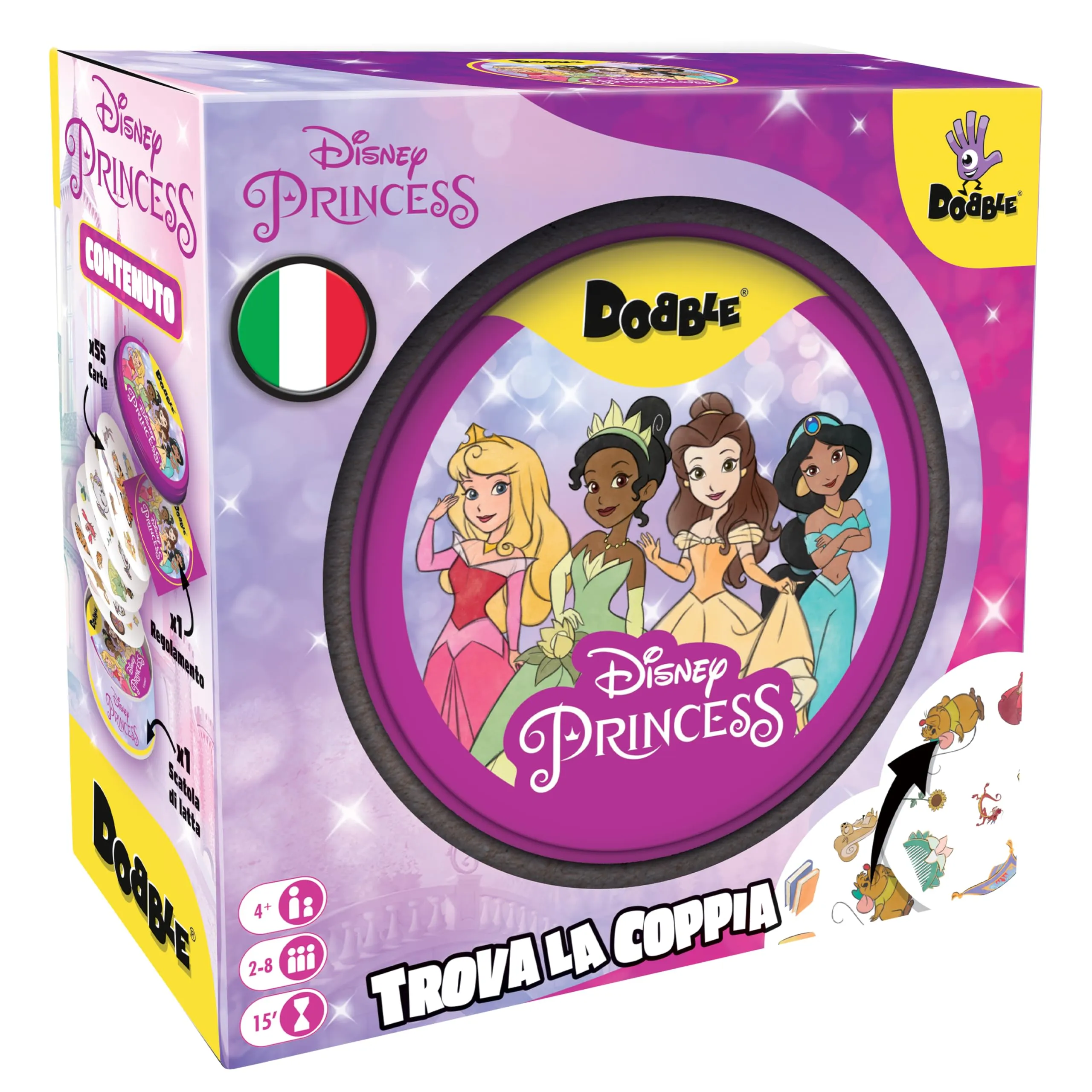 Asmodee Dobble Disney Princess - immagine 1