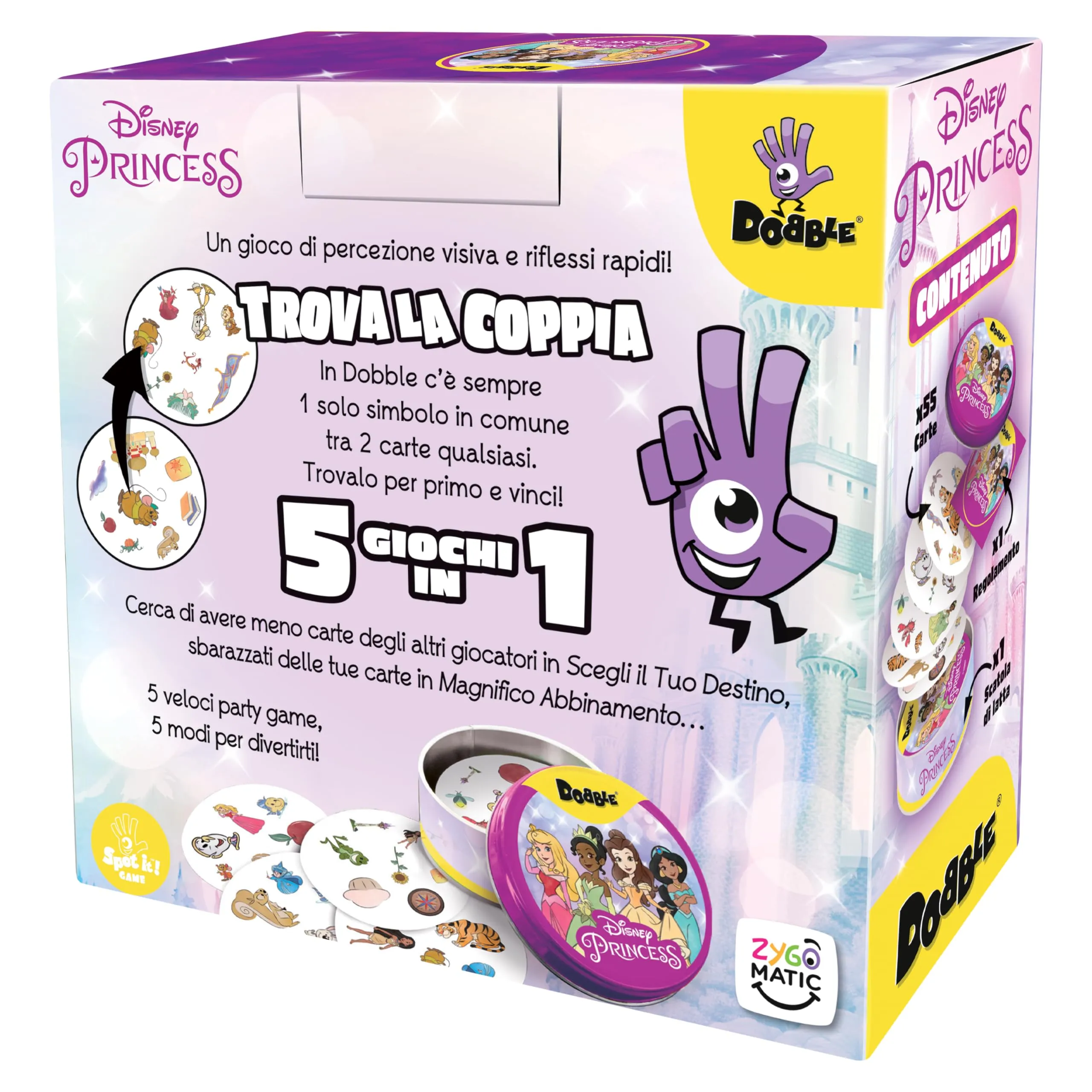 Asmodee Dobble Disney Princess - immagine 7