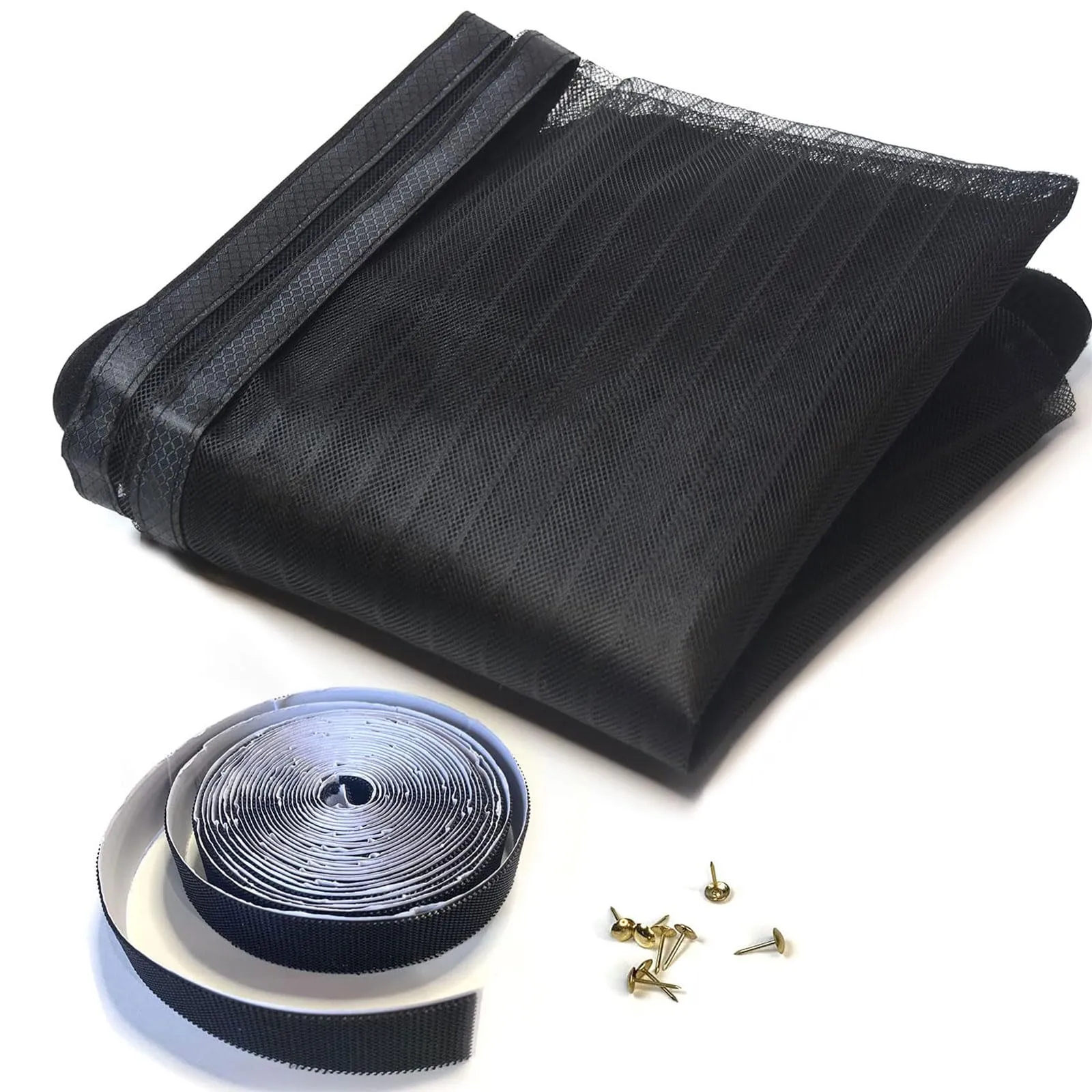 Risareyi Zanzariera Magnetica Porta Finestra 125x120cm, Nero, Rete Fine - immagine 6