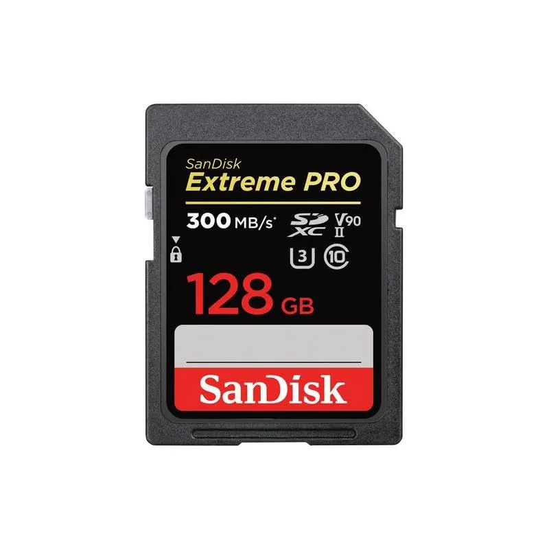 SanDisk Extreme PRO 128GB SDXC UHS-II Class 10 U3 V90 (up to 300 MB/s) - immagine 4