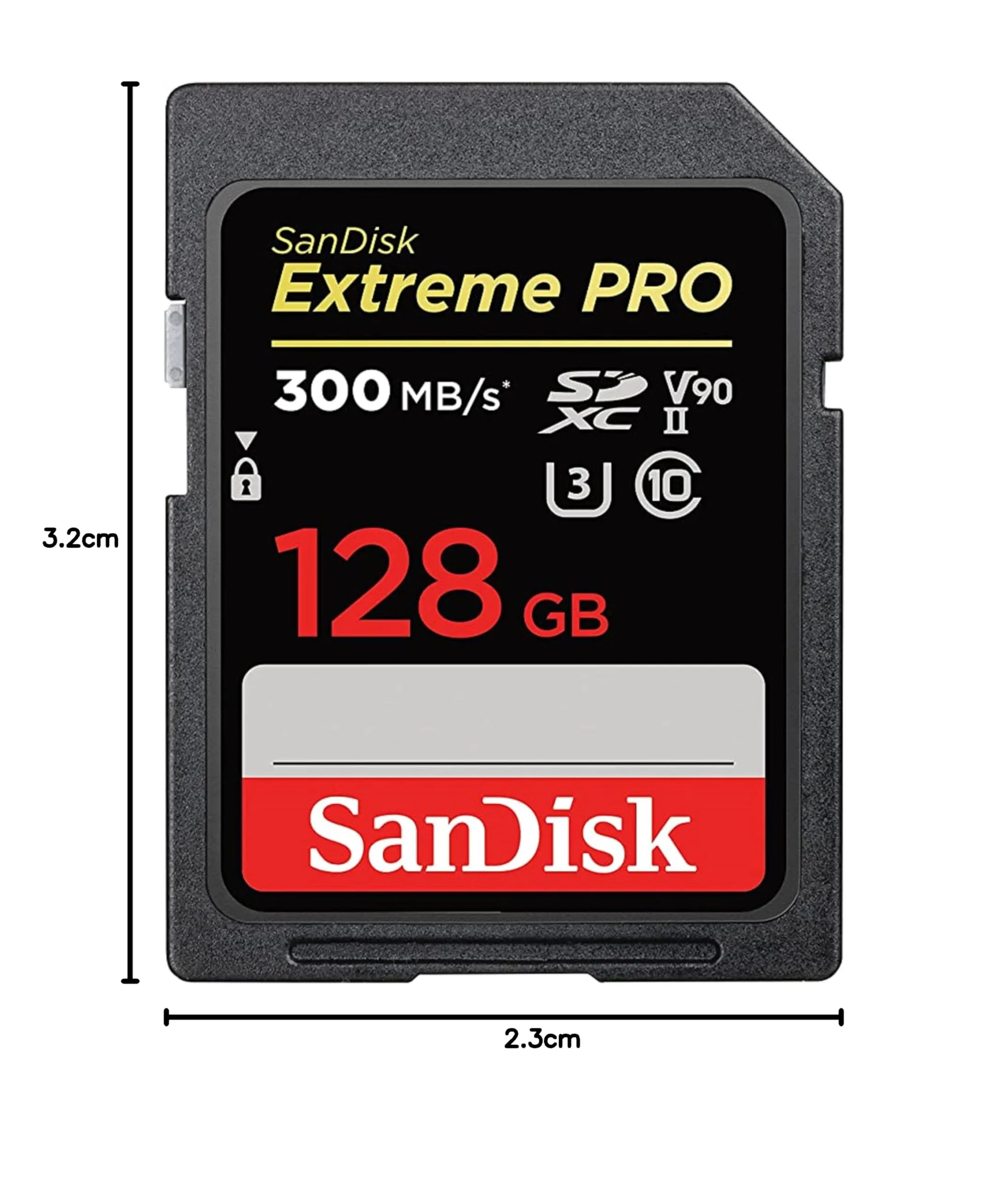 SanDisk Extreme PRO 128GB SDXC UHS-II Class 10 U3 V90 (up to 300 MB/s) - immagine 5