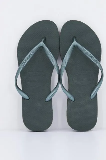 Havaianas Slim Infradito Donna, Green Olive, 39/40 EU - immagine 5