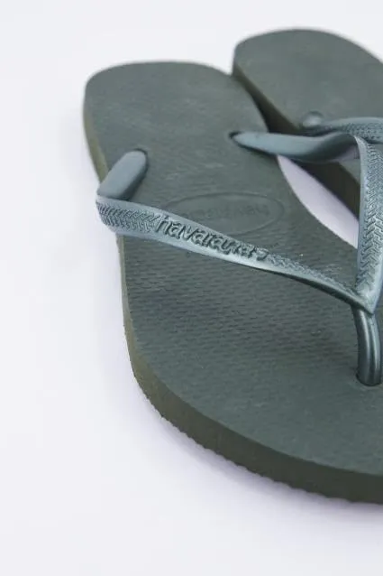 Havaianas Slim Infradito Donna, Green Olive, 39/40 EU - immagine 8