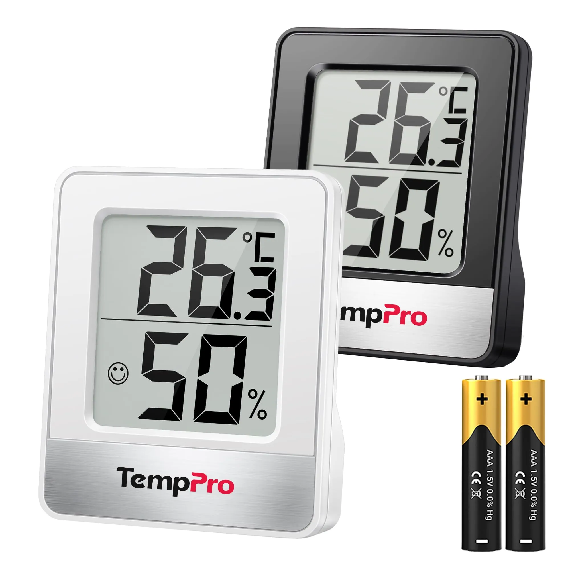 TempPro TP49 Piccolo Igrometro Digitale e Termometro per Interni - immagine 1
