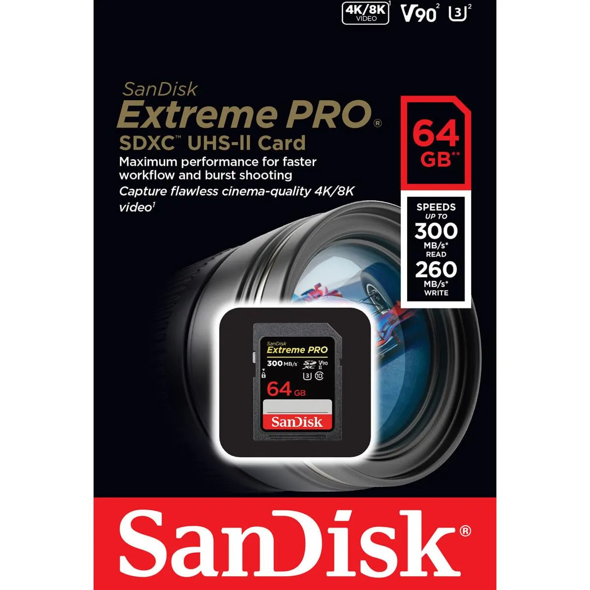 SanDisk 64GB Extreme PRO SDXC UHS-II Class 10 U3 V90 - immagine 4