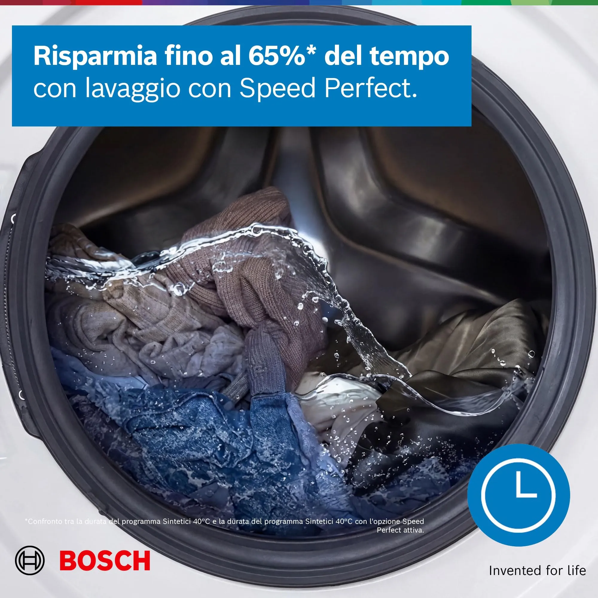 Bosch Serie 6 WGG244Z0IT Lavatrice 9kg 1400 giri/min Bianco - immagine 6