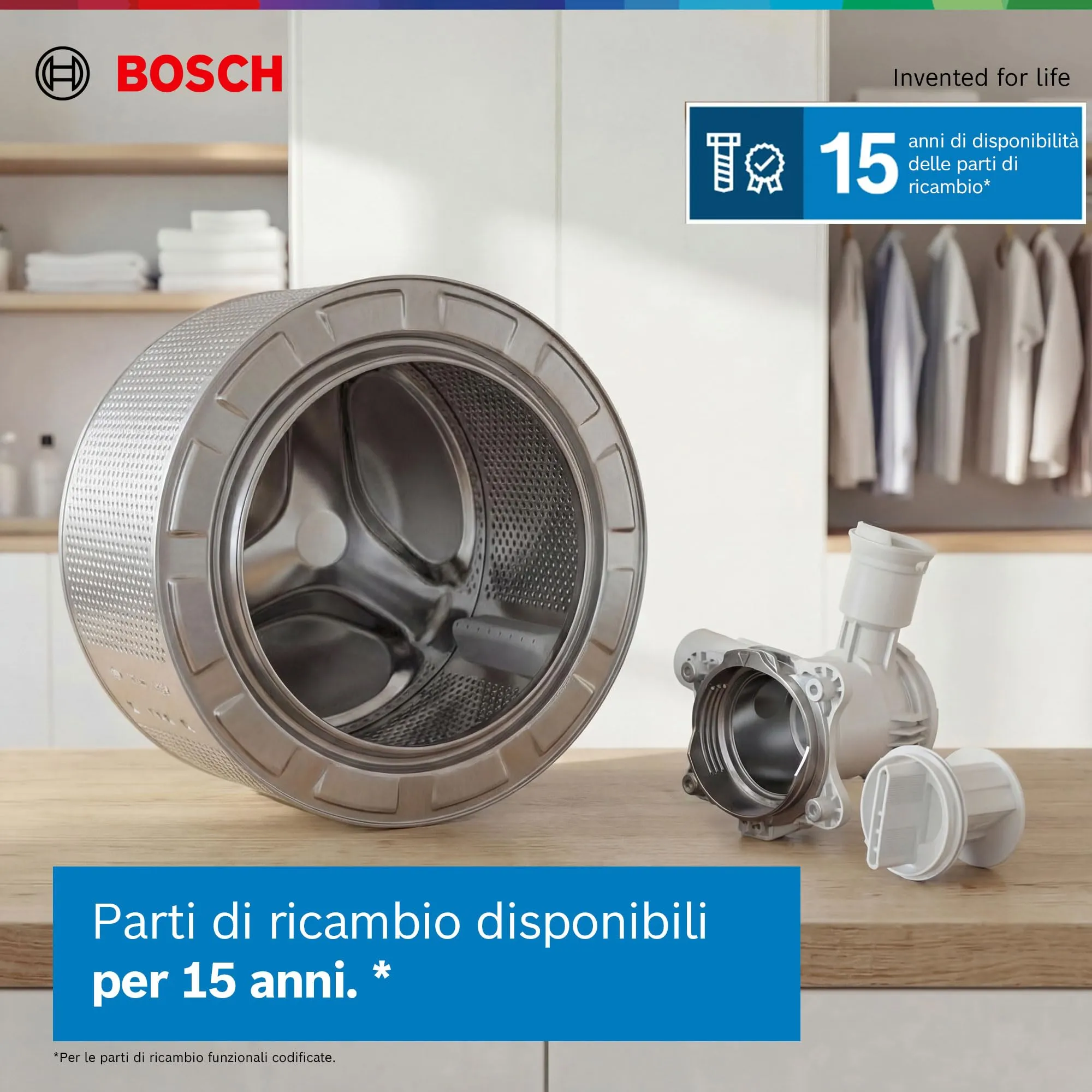 Bosch Serie 6 WGG244Z0IT Lavatrice 9kg 1400 giri/min Bianco - immagine 10