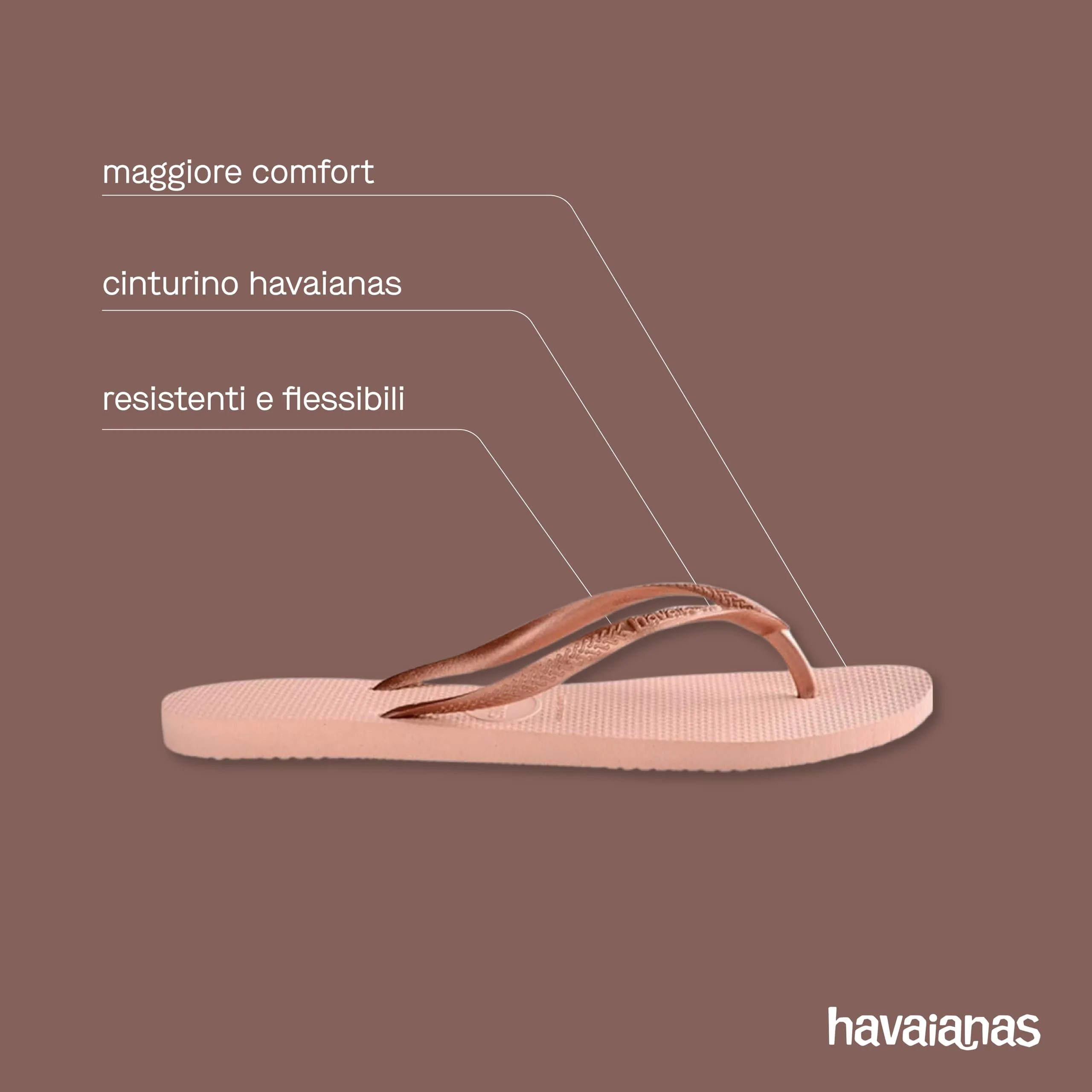 Havaianas Slim Donna Infradito Rosa Balletto 33/34 EU - immagine 4