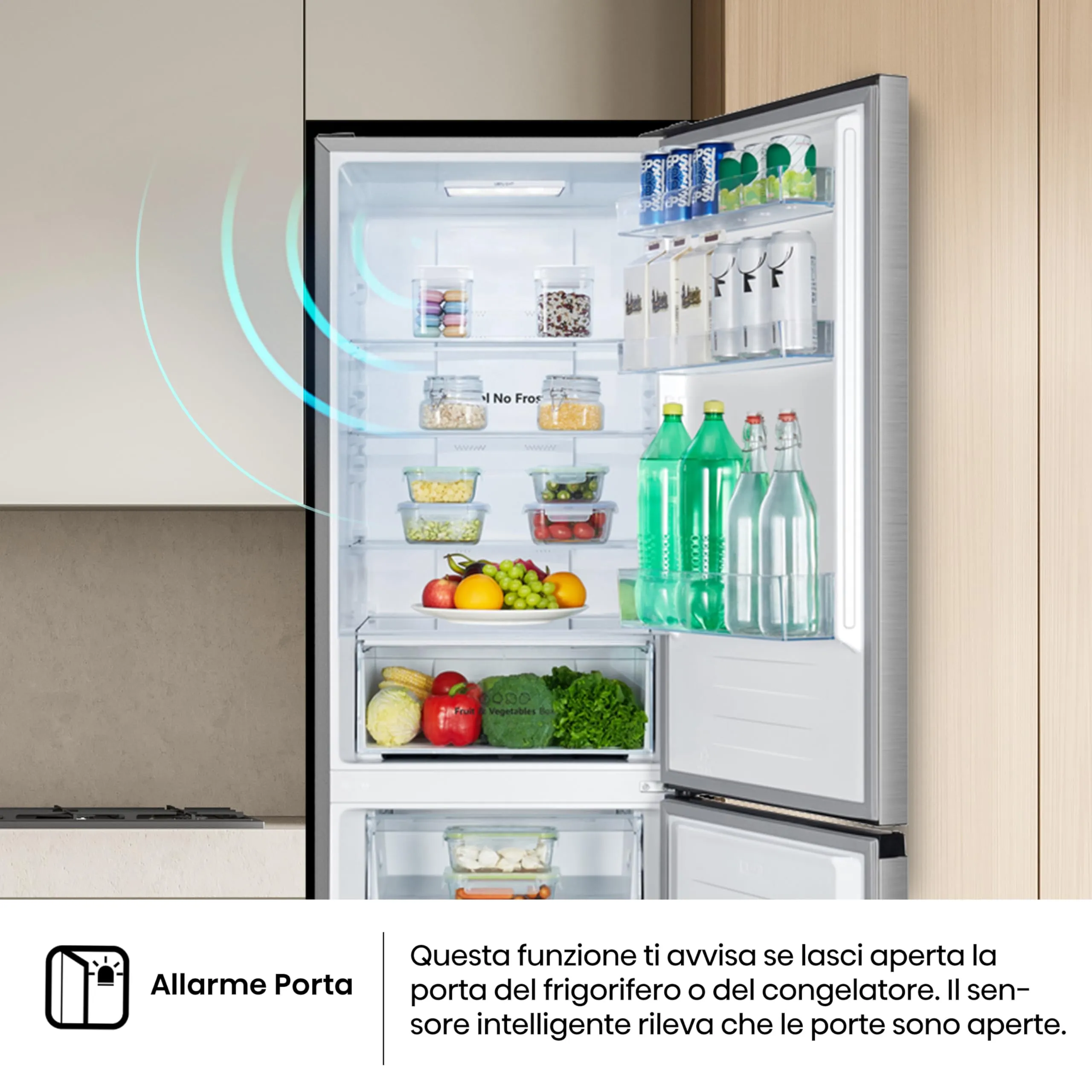 Hisense RB390N4CCD1 Frigorifero Combinato Total No Frost Inox Classe D 304L - immagine 9