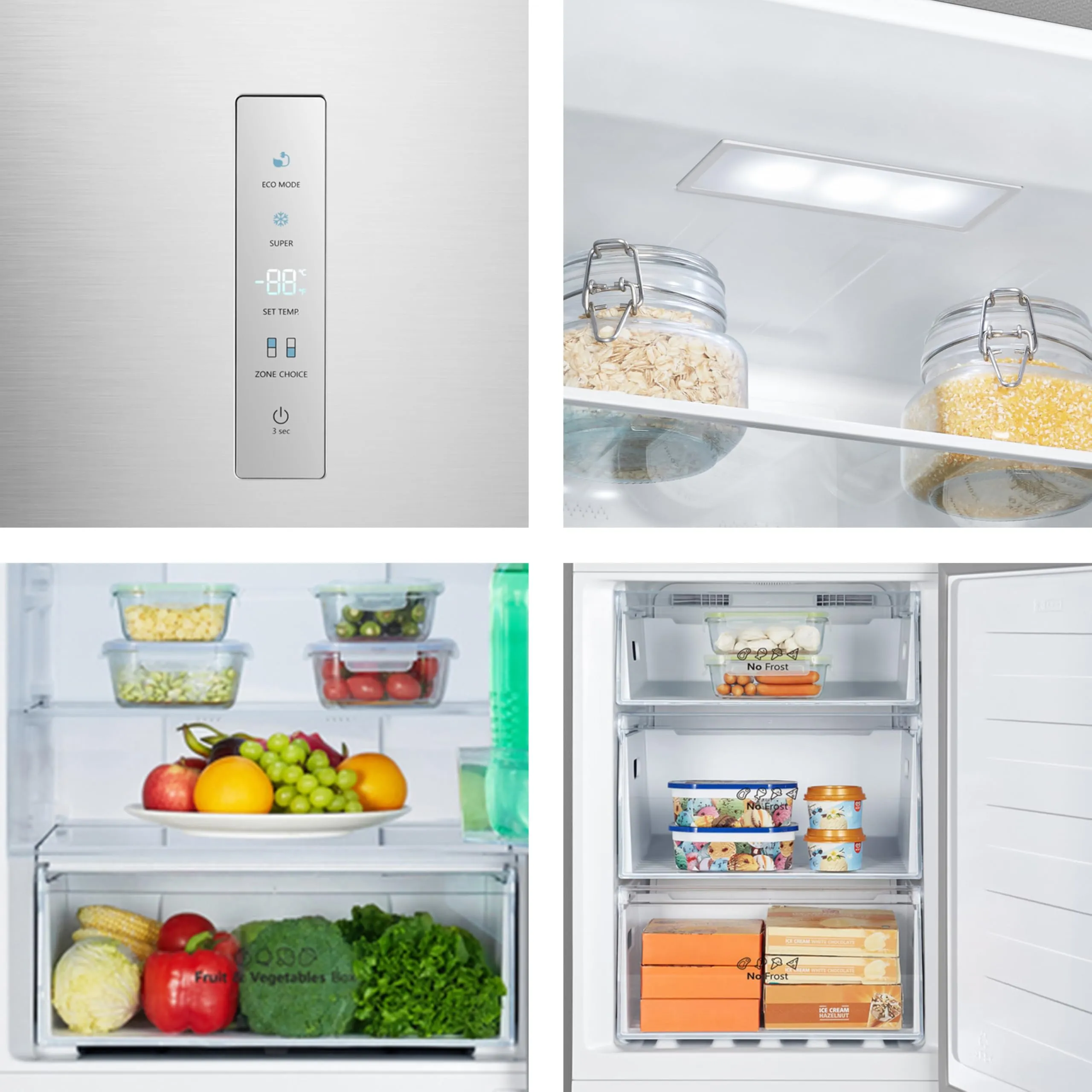 Hisense RB390N4CCD1 Frigorifero Combinato Total No Frost Inox Classe D 304L - immagine 11