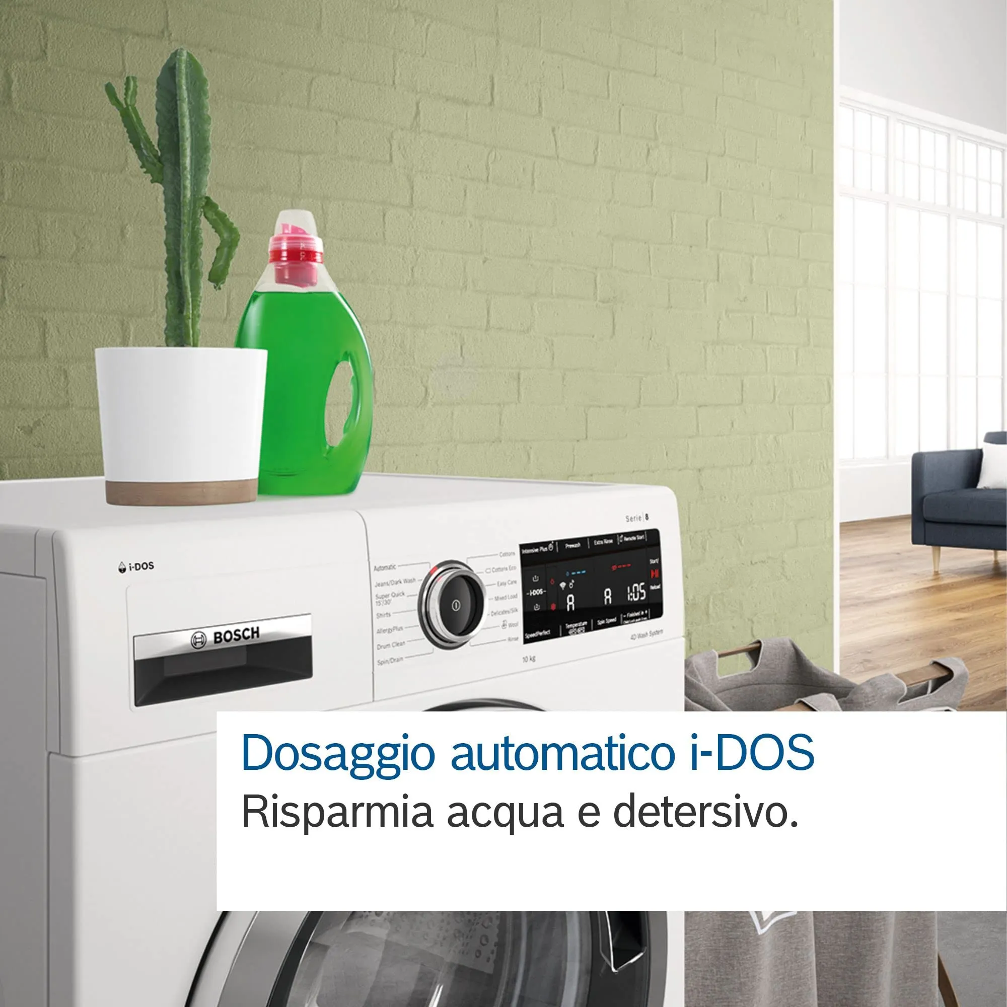 Bosch Serie 6 WGH254A0IT Lavatrice 10kg 1400 giri/min Efficienza A-20% - immagine 4