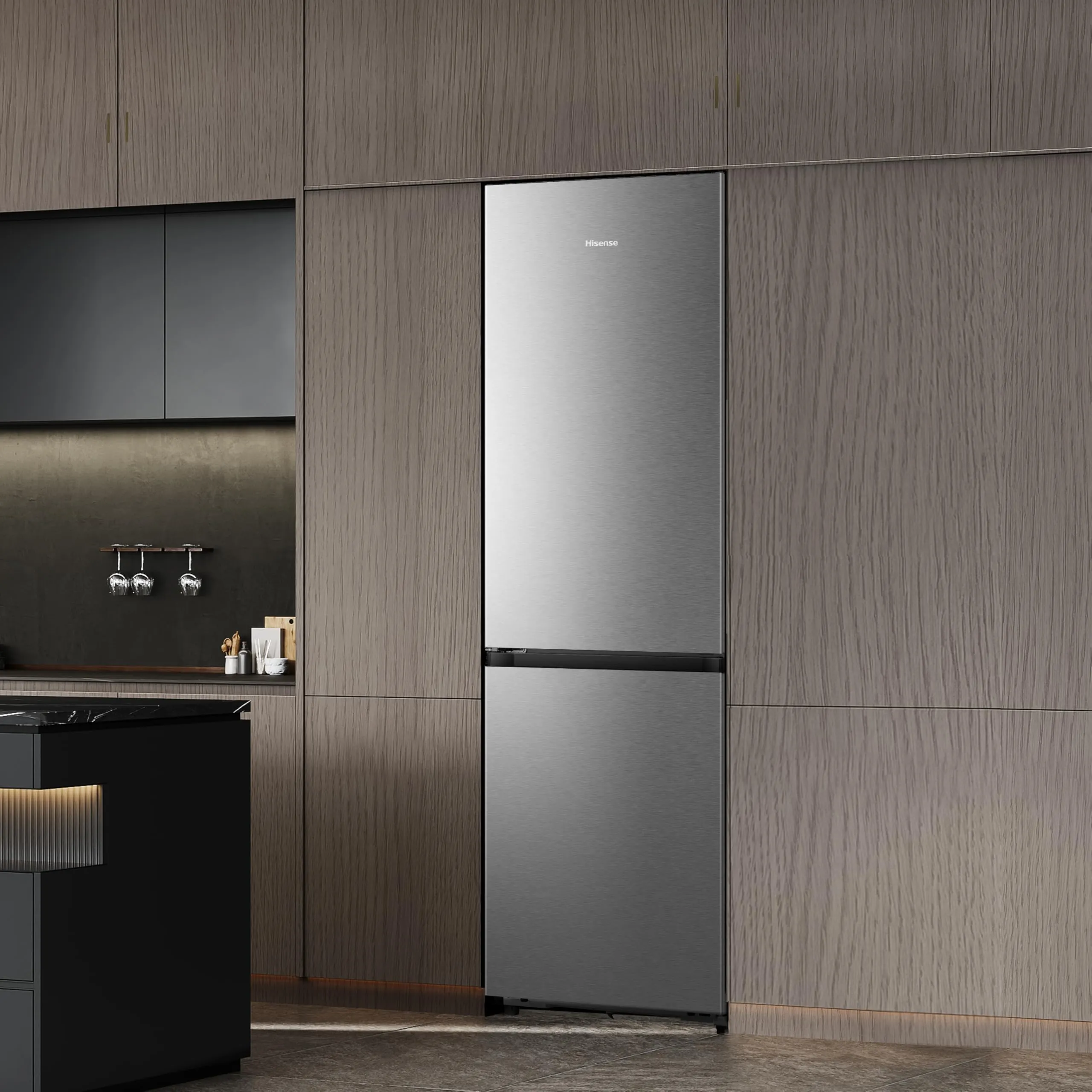 Hisense RB3K330SAIC Frigorifero Combinato Total No Frost 330 Litri Classe C Inox - immagine 9