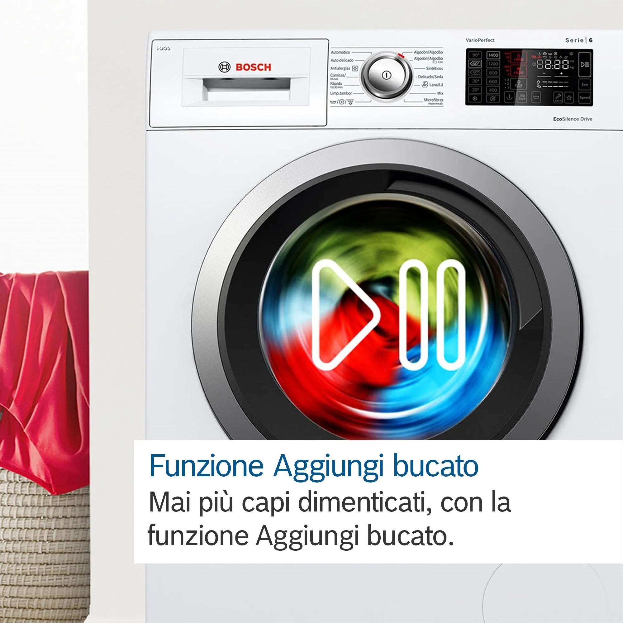 Bosch Serie 8 WGB24400IT Lavatrice 9kg 1400 giri/min Efficienza A-20% - immagine 3