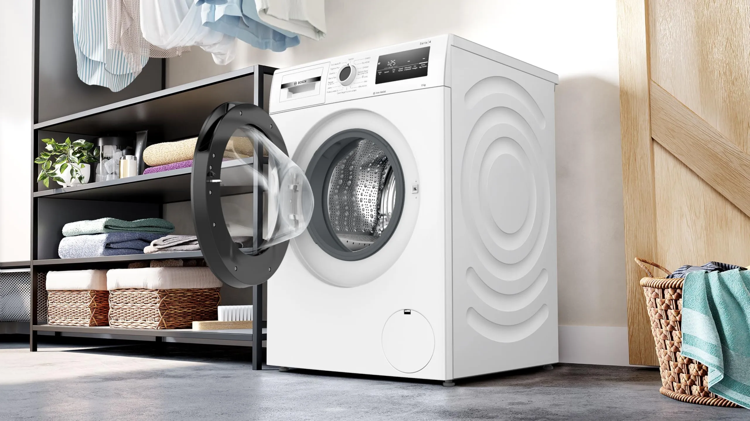 Bosch Serie 4 WAN28229IT Lavatrice 9kg 1400 giri/min Bianco Classe A - immagine 3